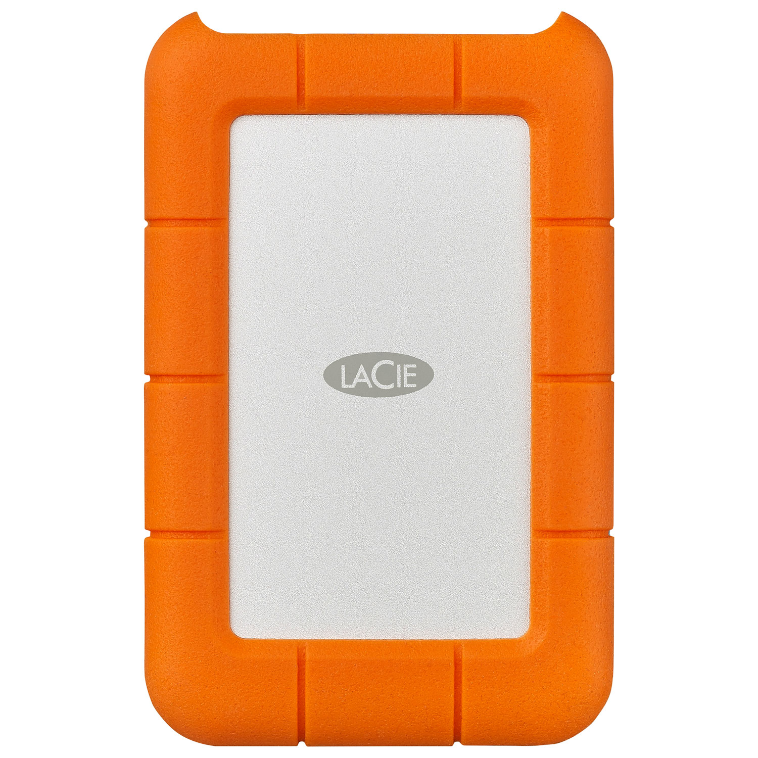 LaCie Rugged 2TB USB-C Portable External Hard Drive for PC/Mac (STFR2000800) - Orange