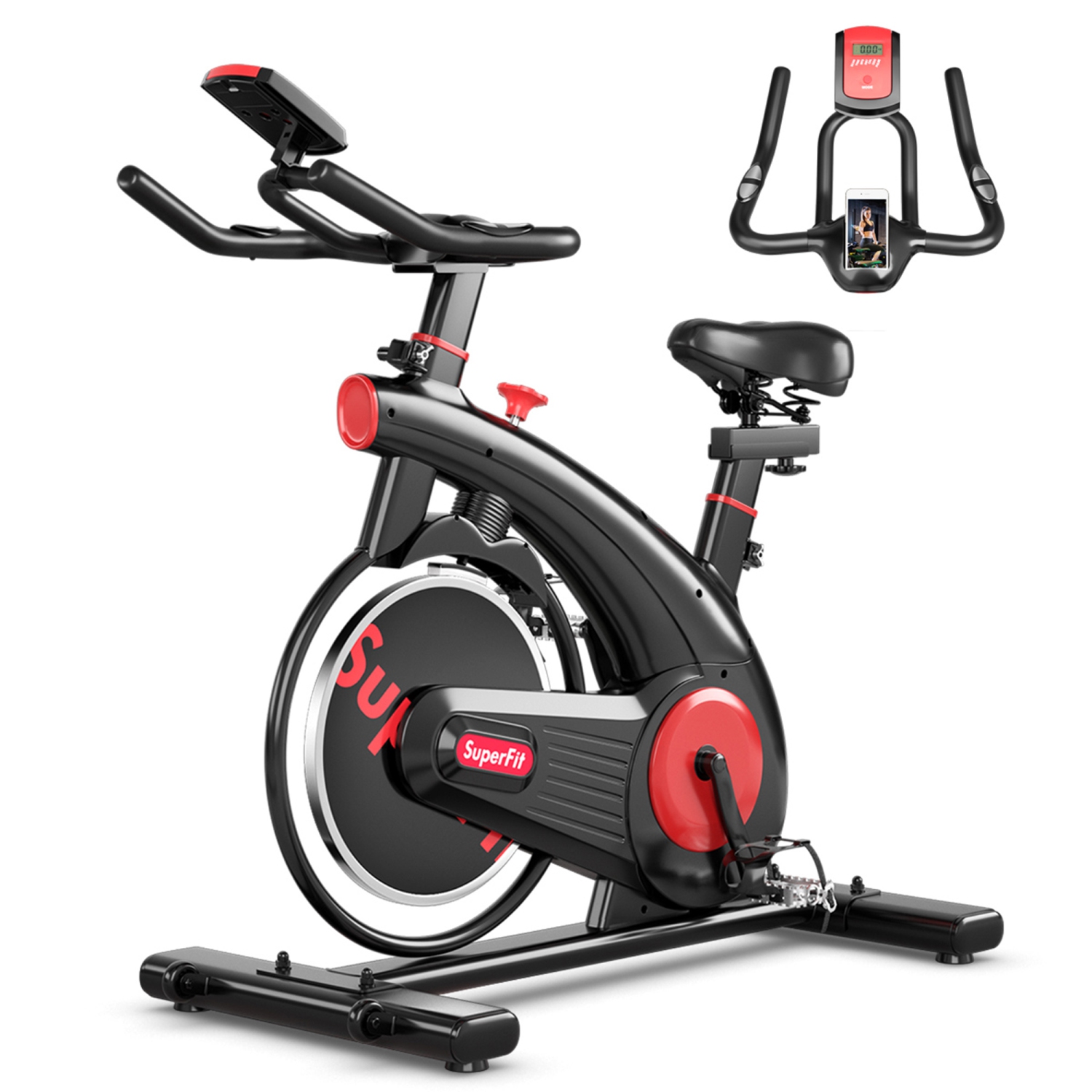 superfit indoor cycling stationary bike