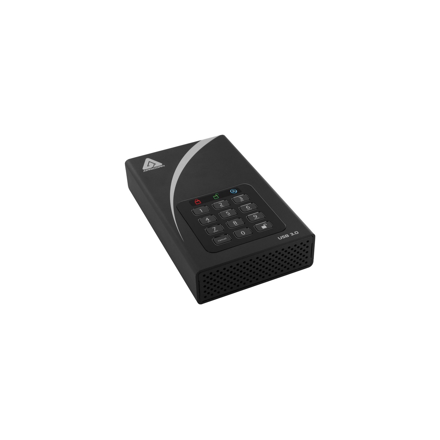 Apricorn Aegis Padlock DT ADT-3PL256-8000 8 TB Desktop Hard Drive - 3.5" External ADT-3PL256-8000