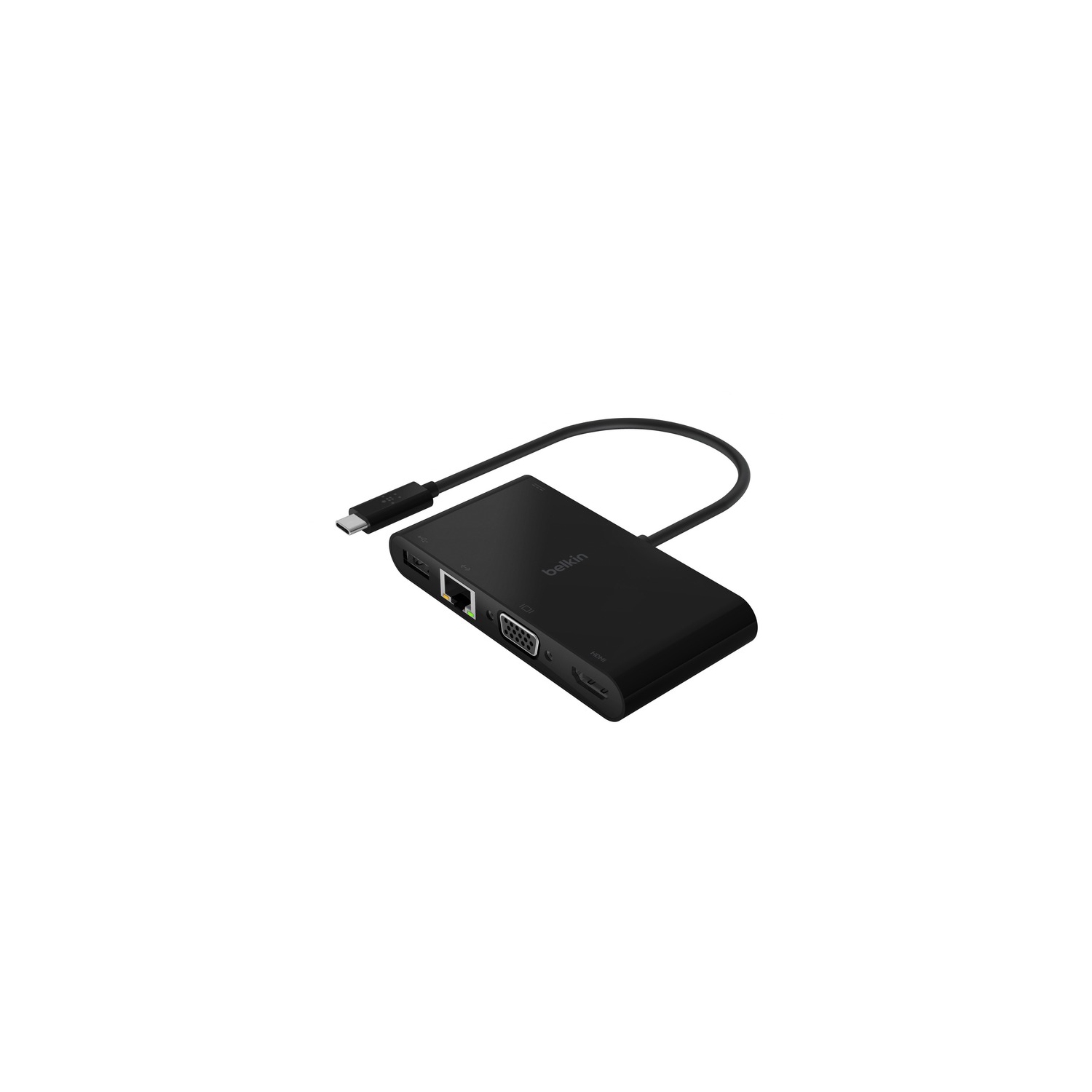 Belkin USB-C Multimedia + Charge Adapter AVC004BK-BL