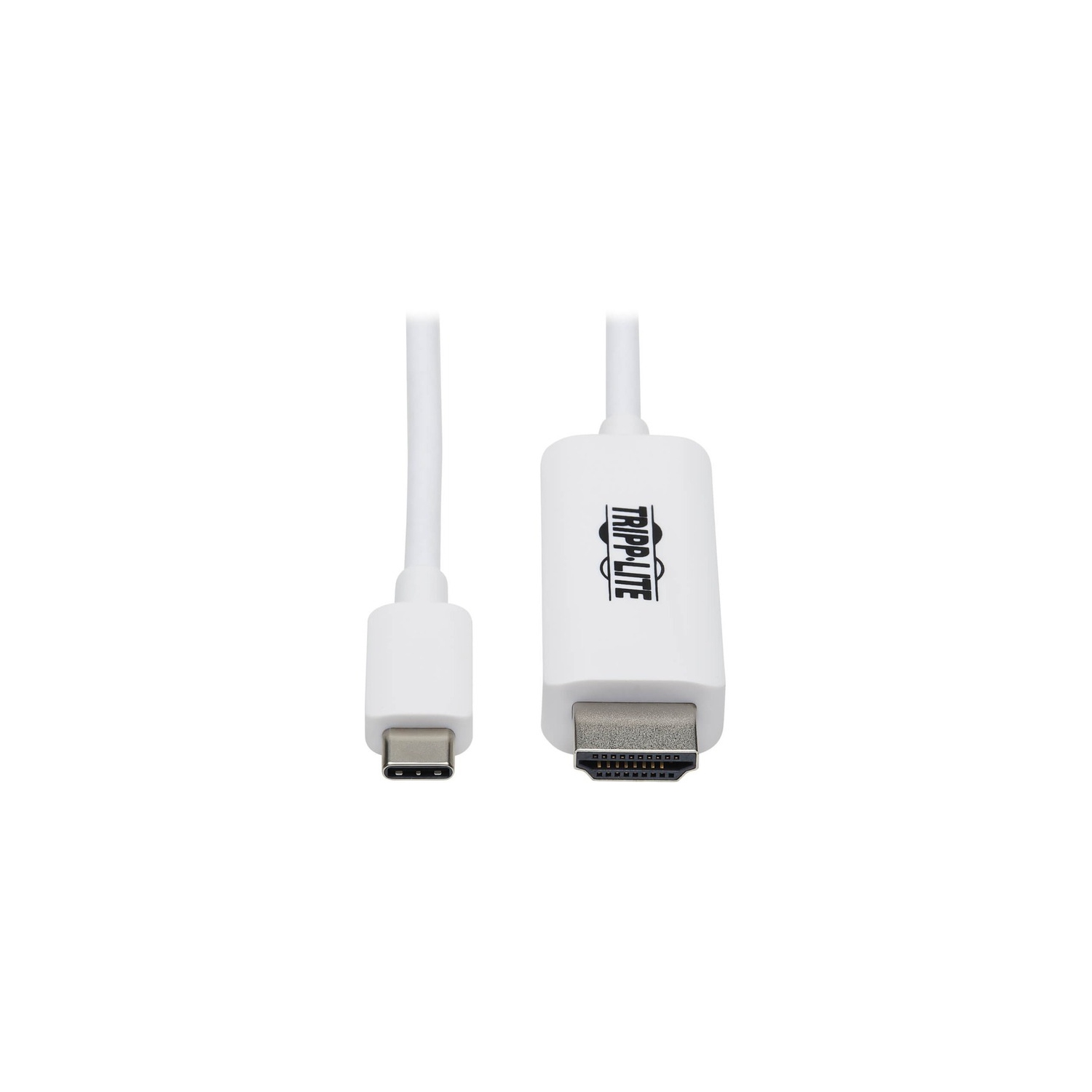 Tripp Lite U444-006-HWE USB-C to HDMI Adapter Cable, M/M, White, 6 ft. U444-006-HWE