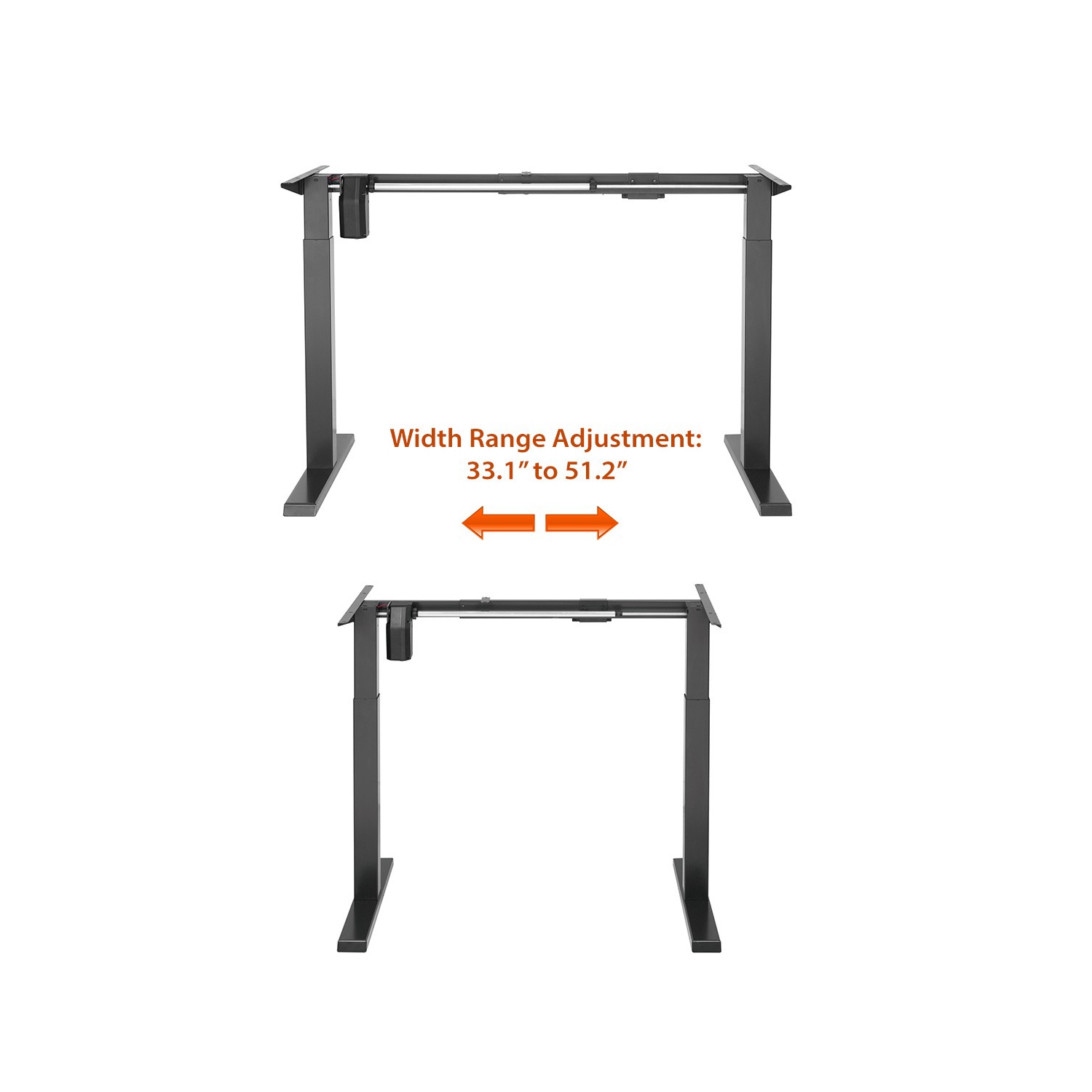 Bureau d’ordinateur/de jeu motorisé à hauteur réglable de 55 po FS-M55i de Boost Industries