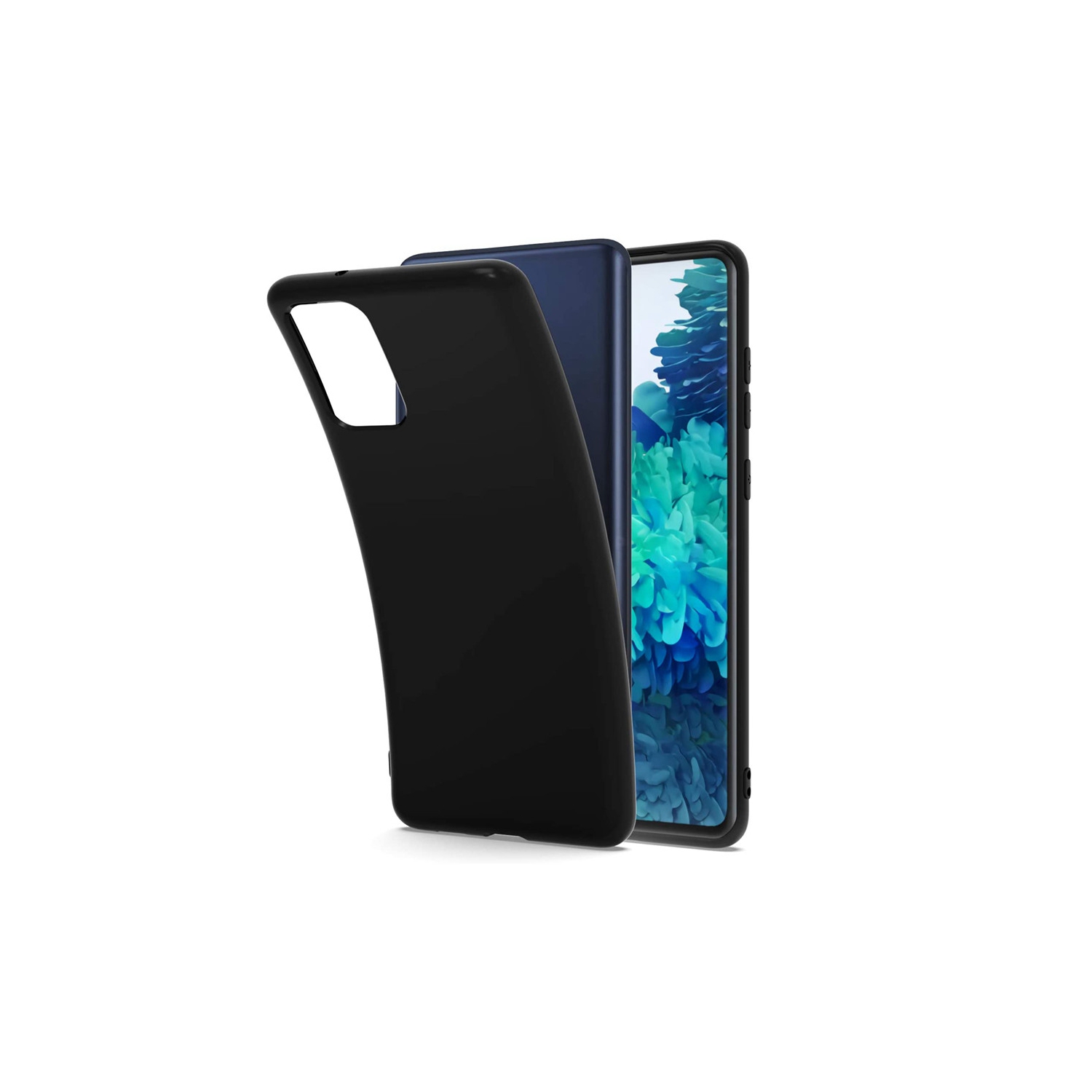 【CSmart】 Étui Coque de protection arrière ultra fin et souple en silicone TPU Gelée pour Samsung Galaxy S20 FE 5G 2020, noir