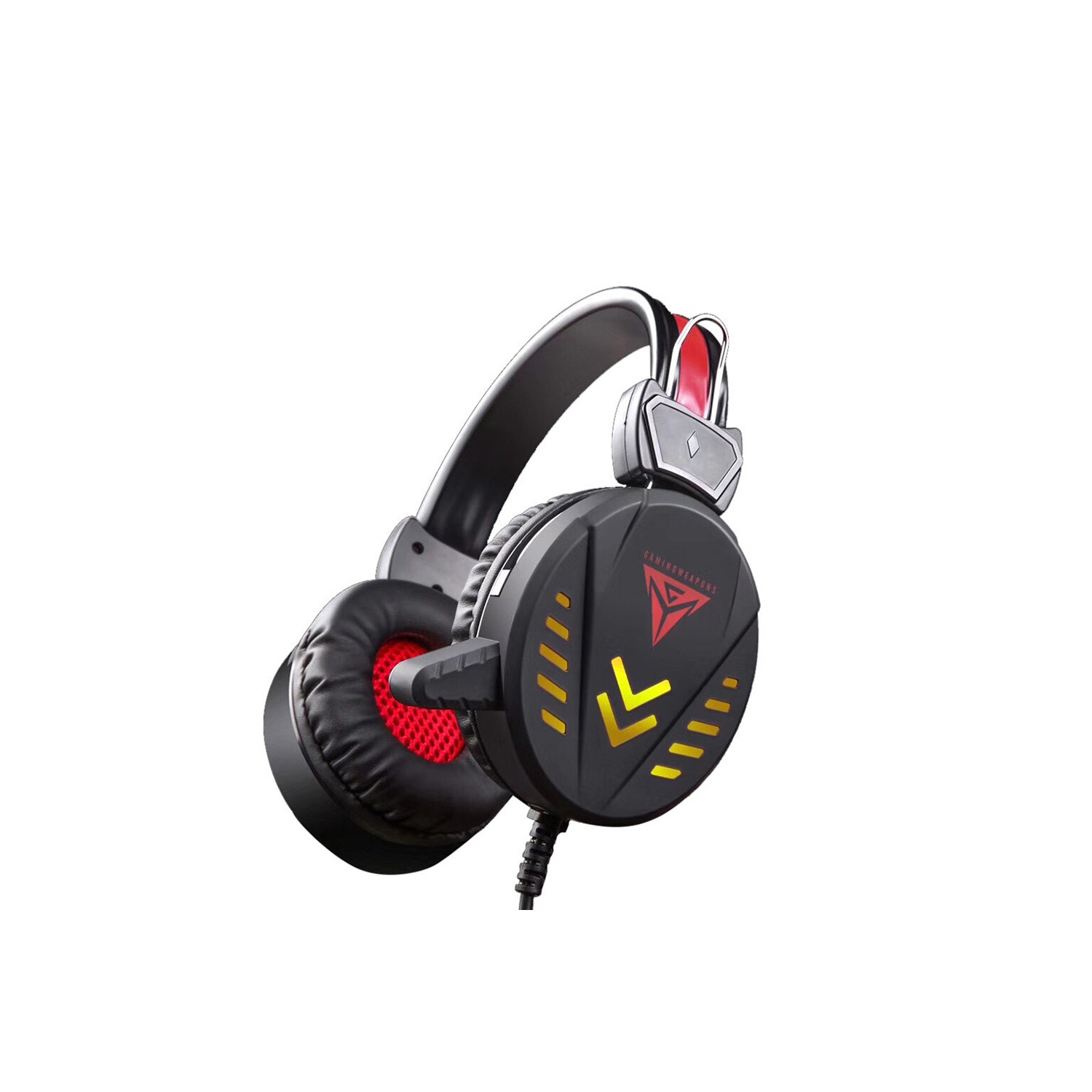 Gaming Headsets 3.5mm Wired Over Ear Headphones Noise Cancelling Earphone - axGear