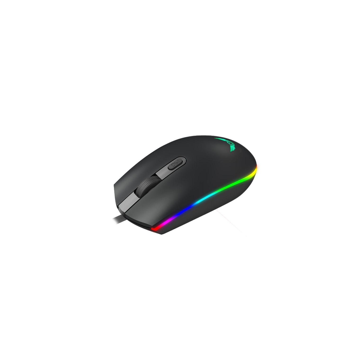 Computer Gaming Mouse 1600DPI 3 Buttons RGB LED Backlight Optical Ergonomic Mice - axGear