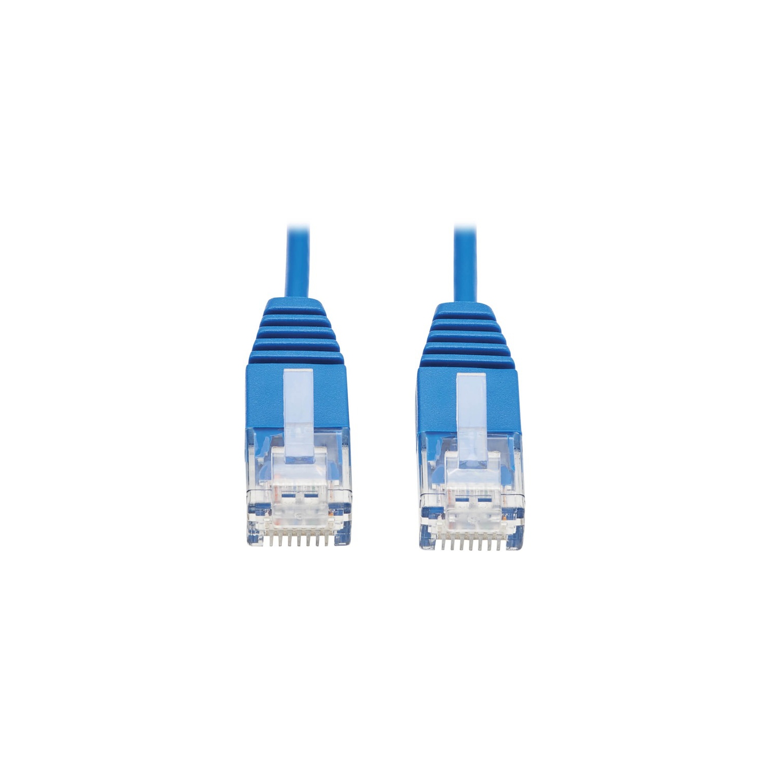 Tripp Lite Cat6a 10G Certified Molded Ultra-Slim UTP Ethernet Cable, Blue, 3 ft. N261-UR03-BL