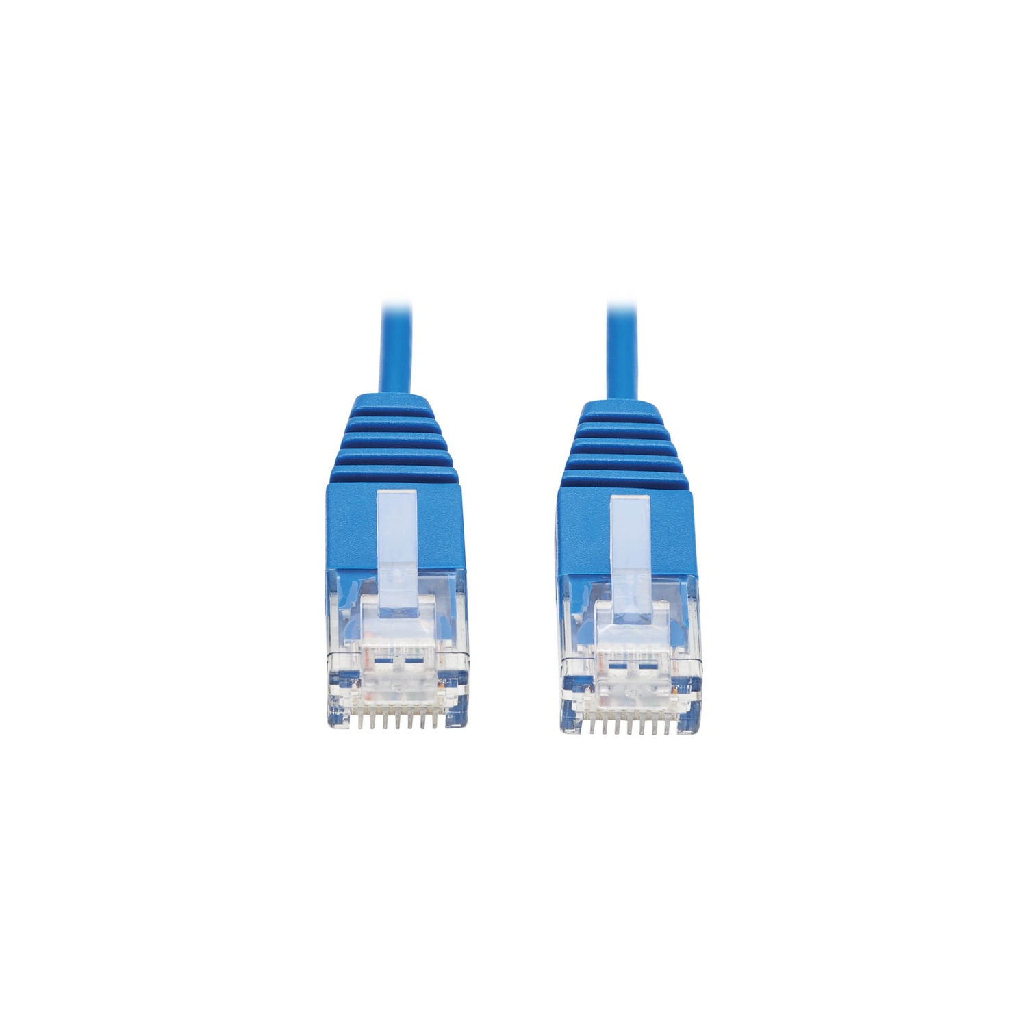 Tripp Lite N200-UR6N-BL Cat6 Ultra-Slim Ethernet Cable, Blue, 6 in. N200-UR6N-BL