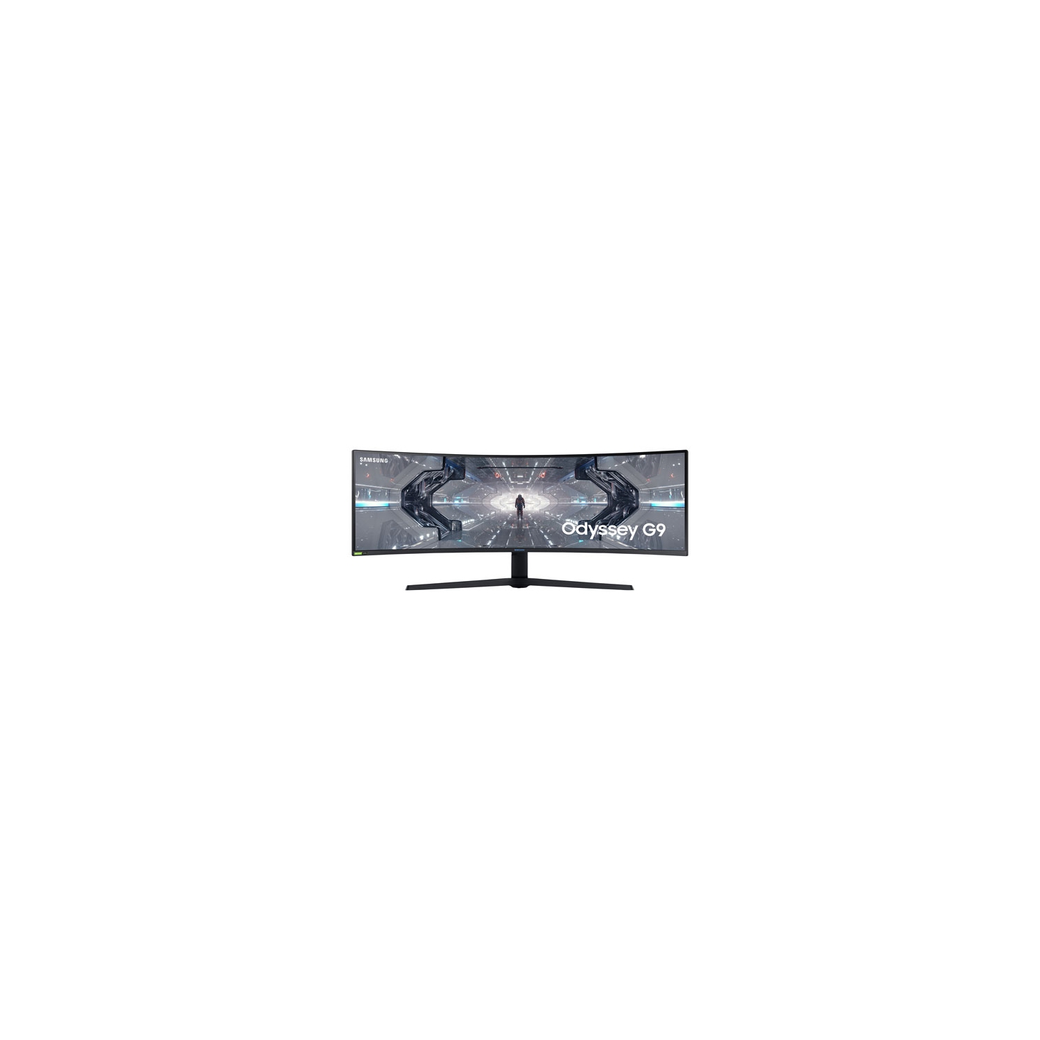 Open Box - Samsung Odyssey G9 49" DQHD 240Hz 1ms GTG Curved VA LED G-Sync Gaming Monitor (LC49G95TSSNXZA) - White