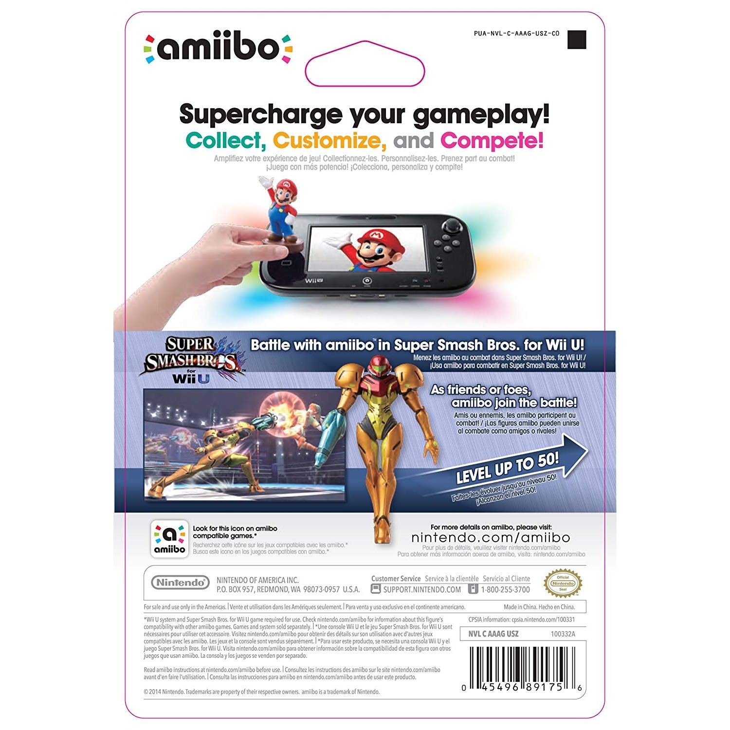 Samus Amiibo - Super Smash Bros. Série [Accessoires Nintendo]