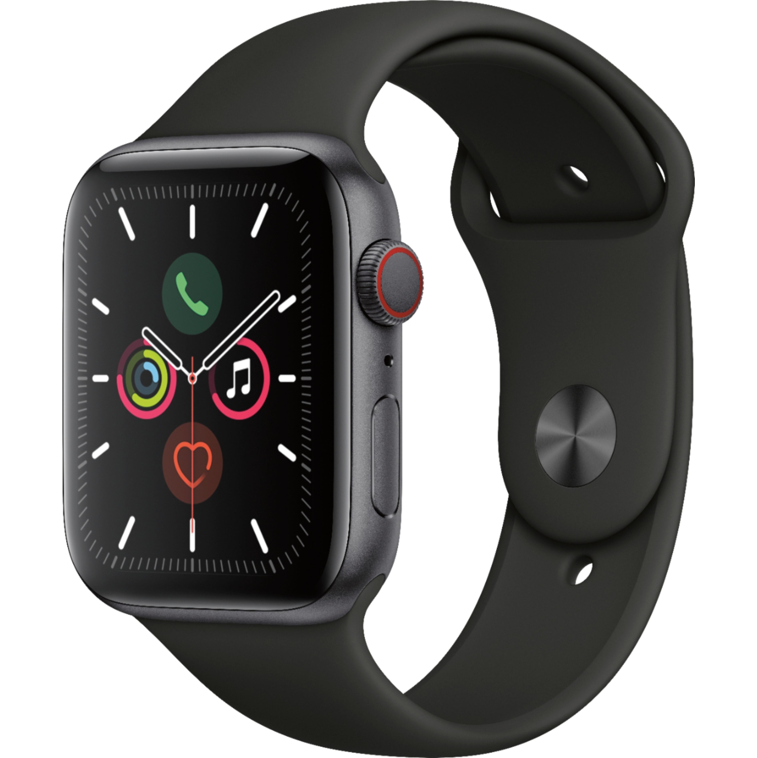 Apple Watch Series 5 (GPS + Cellular) 44mm Space Gray Aluminum 