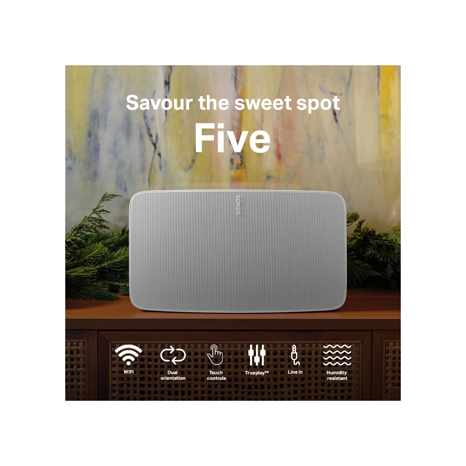 Sonos Five Wireless Multi-Room Speaker - Single - White - Open Box