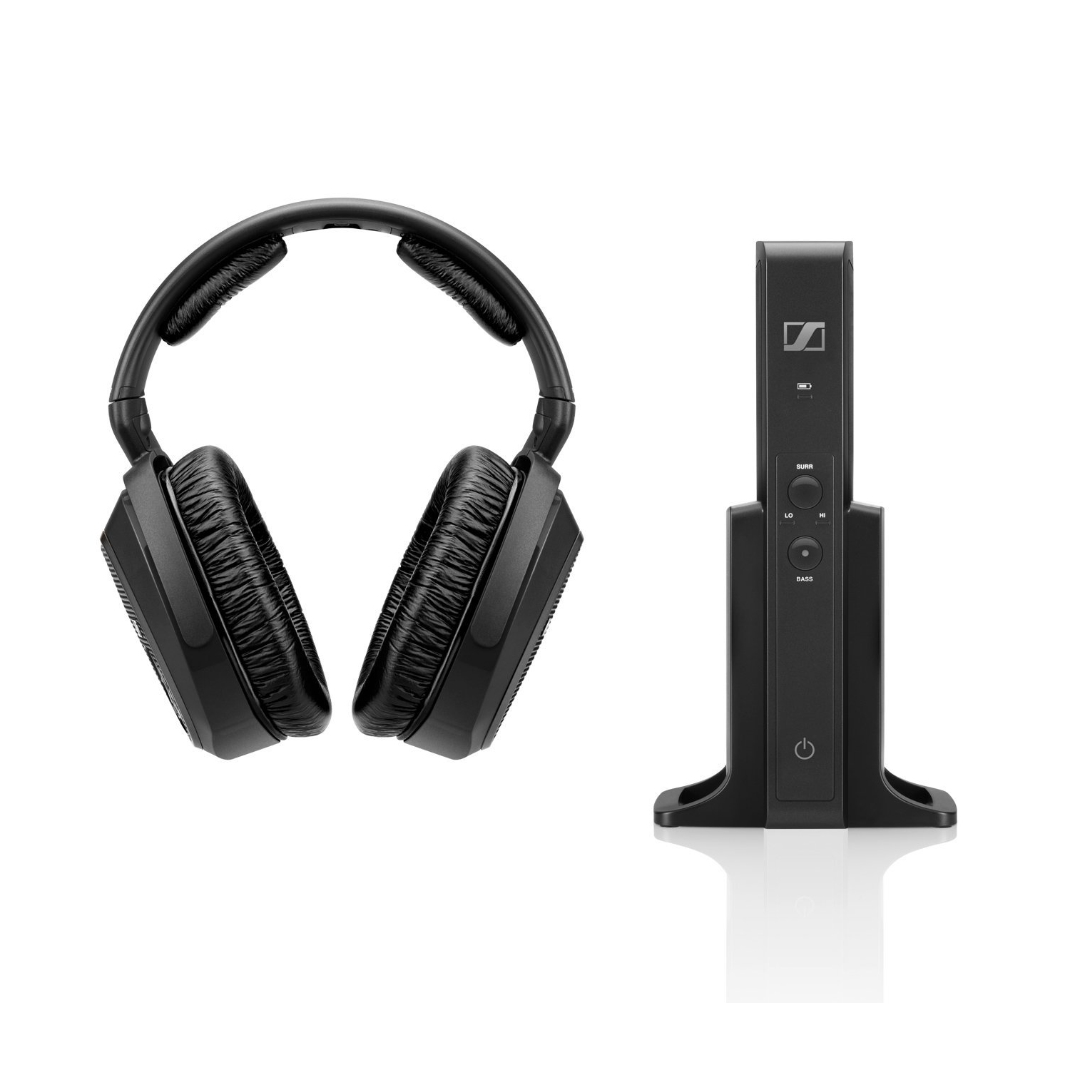 Refurbished - Sennheiser RS 175 Over-Ear TV RF Wireless Headphones -Black- Certified Refurbished