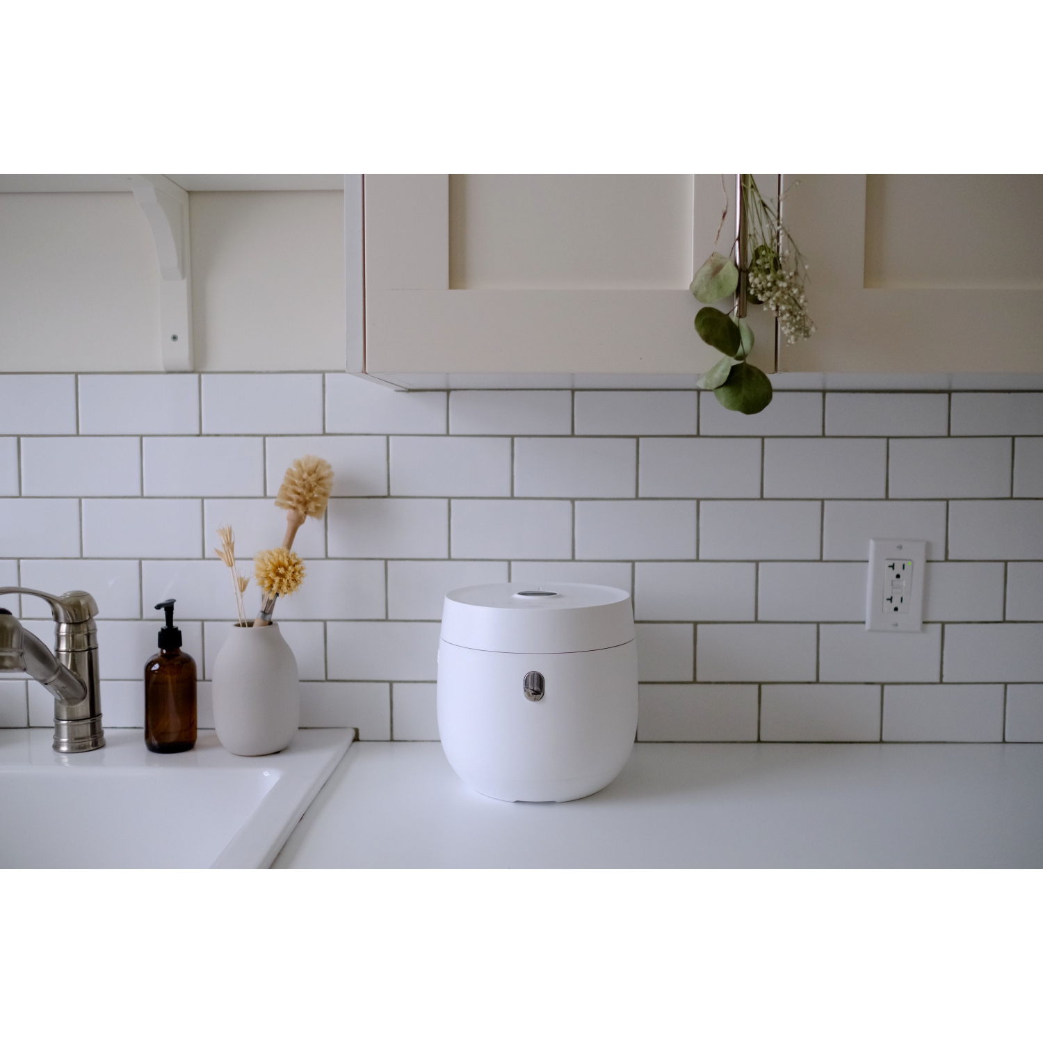 Cuiseur à riz et à vapeur Oryza de JS - 4 tasses - Cuiseur pour le riz - Soupe - Gruau - et plus encore