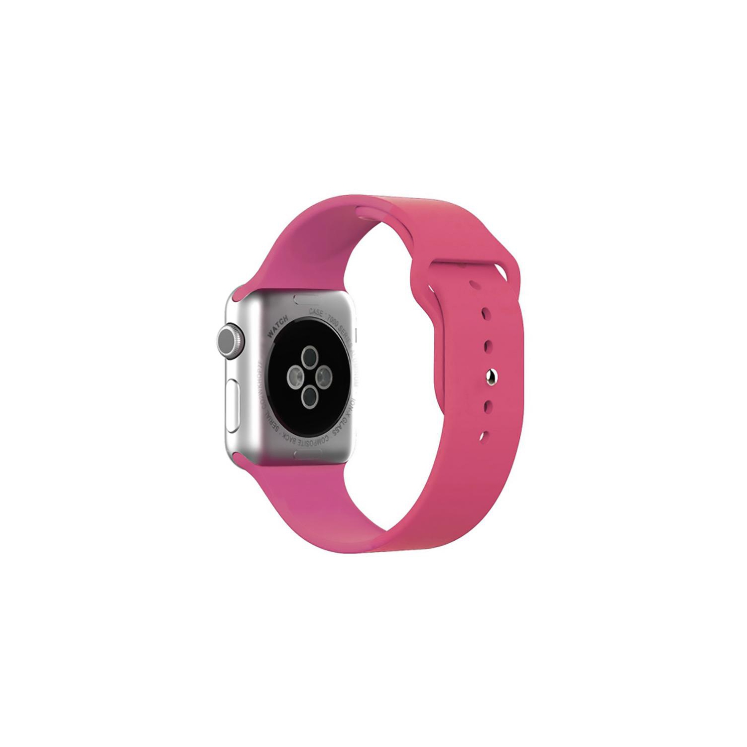 Bracelet en silicone pour Apple Watch 42&nbsp;mm/49&nbsp;mm/45&nbsp;mm/46&nbsp;mm/44&nbsp;mm de PANDACO