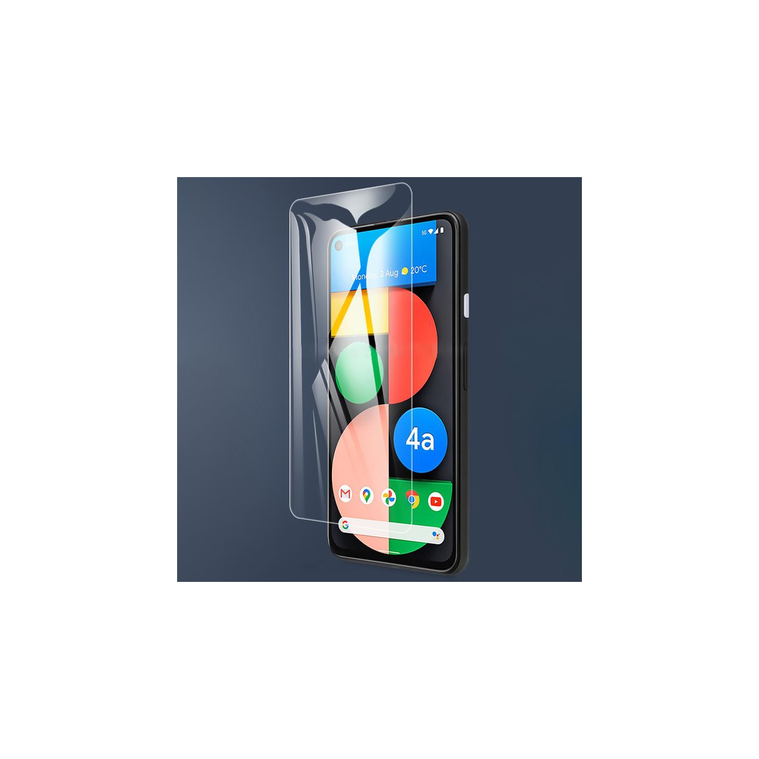 PANDACO Tempered Glass Ultra Thin Screen Protector for Google Pixel 4a