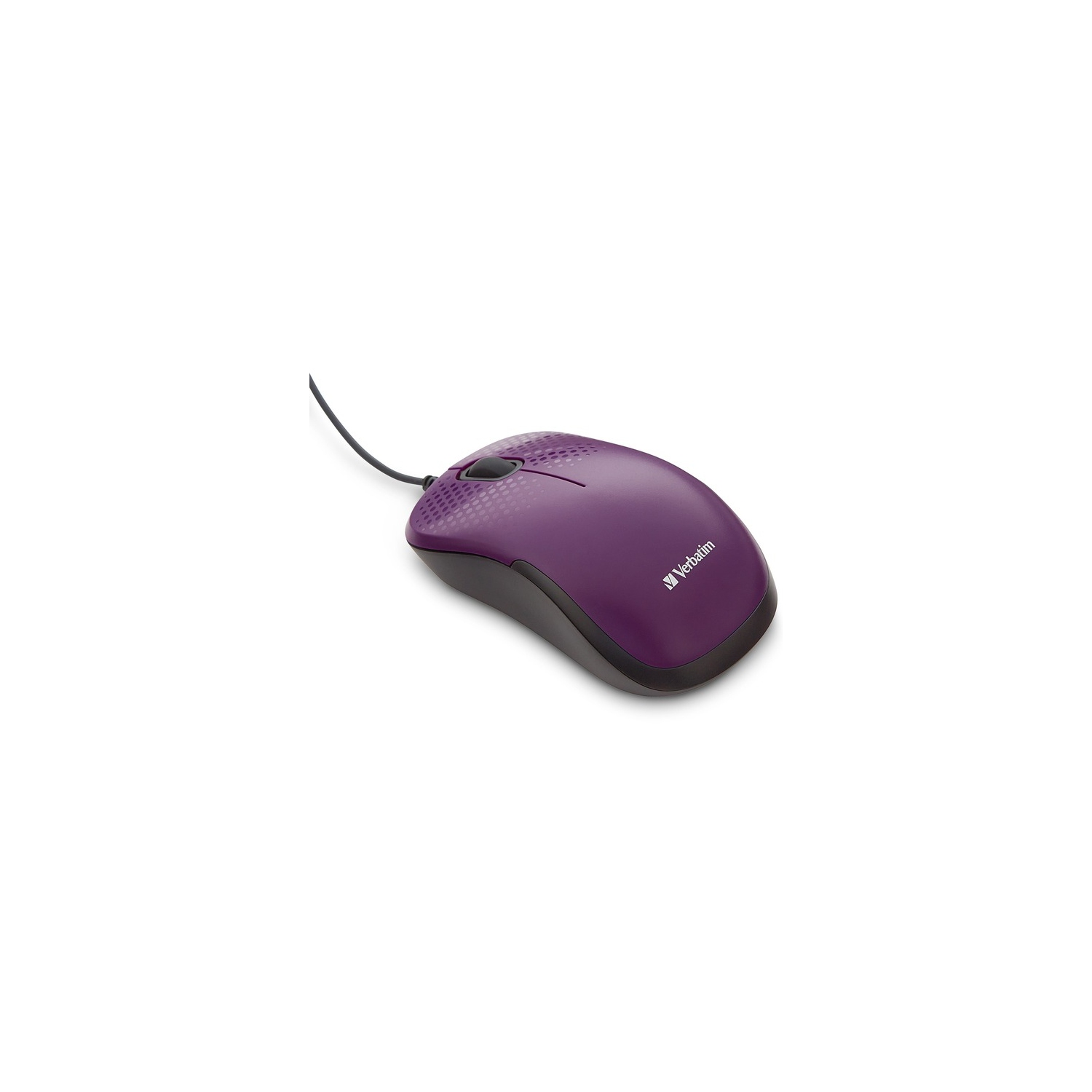 Verbatim Silent Corded Optical Mouse - Purple 70235