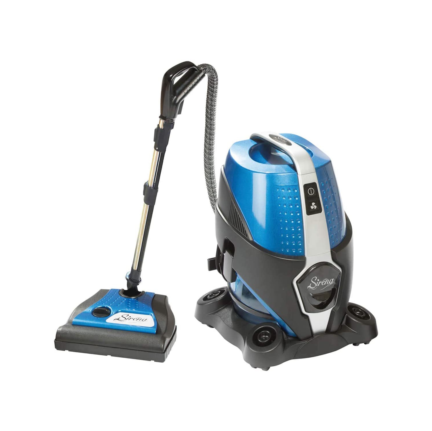 Sirena Bagless Canister Vacuum Cleaner | Powerful 2-Speed Motor with Water Based Filtration System | Pet & Allergy Pro