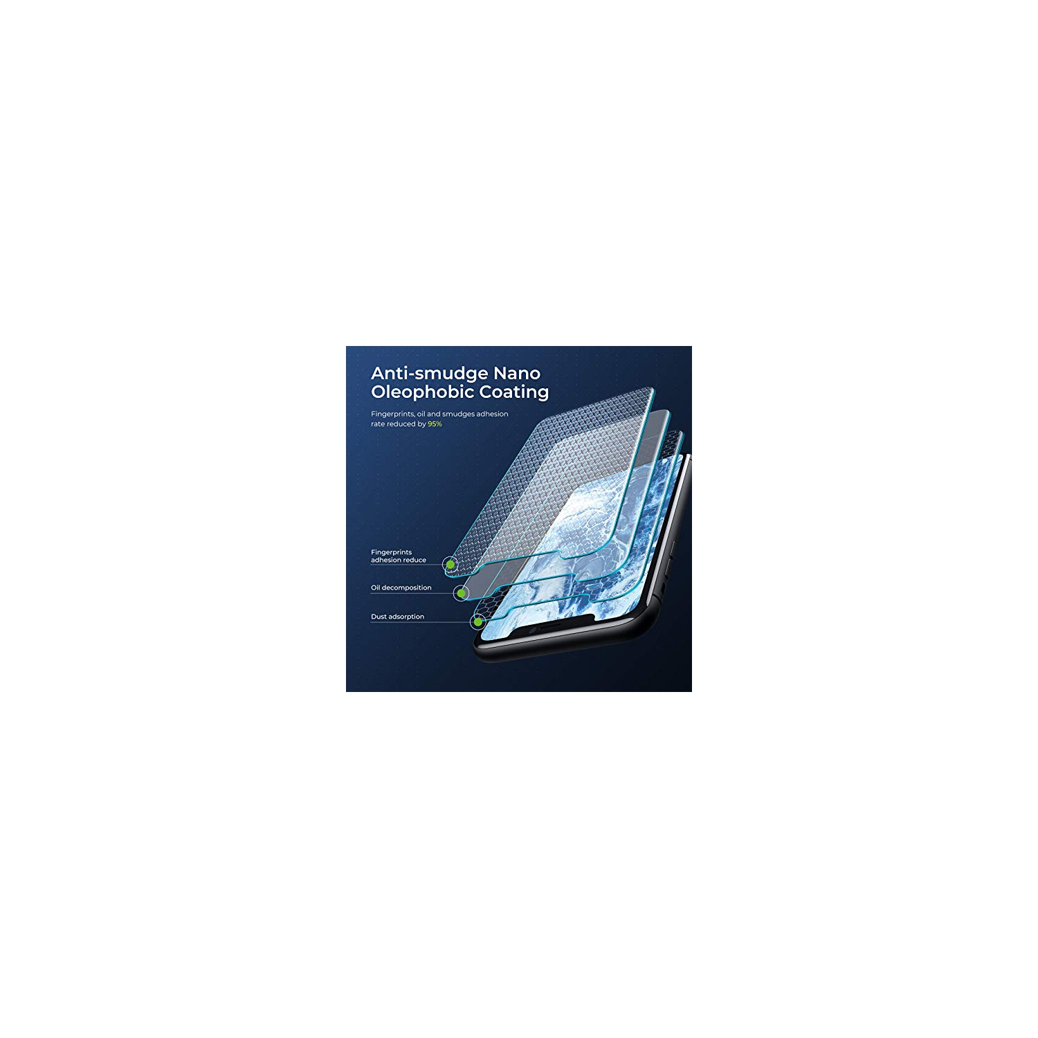 Oribox Glass Screen Protector for iPhone 11,XR Tempered Glass Screen Protector,3-Pack Clear