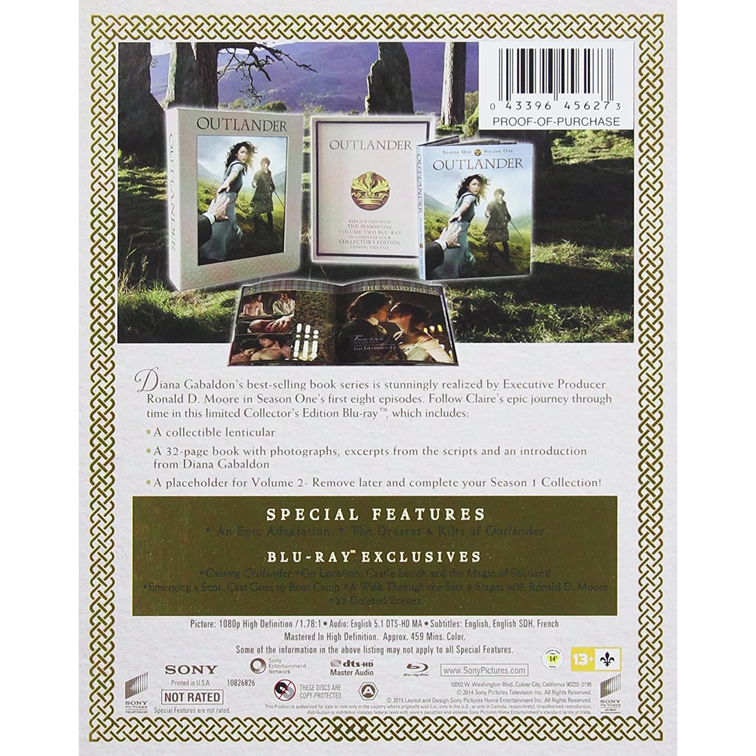 Outlander : Saison 1 - volume 1 - Édition de collection [Blu-ray + coffret numérique]