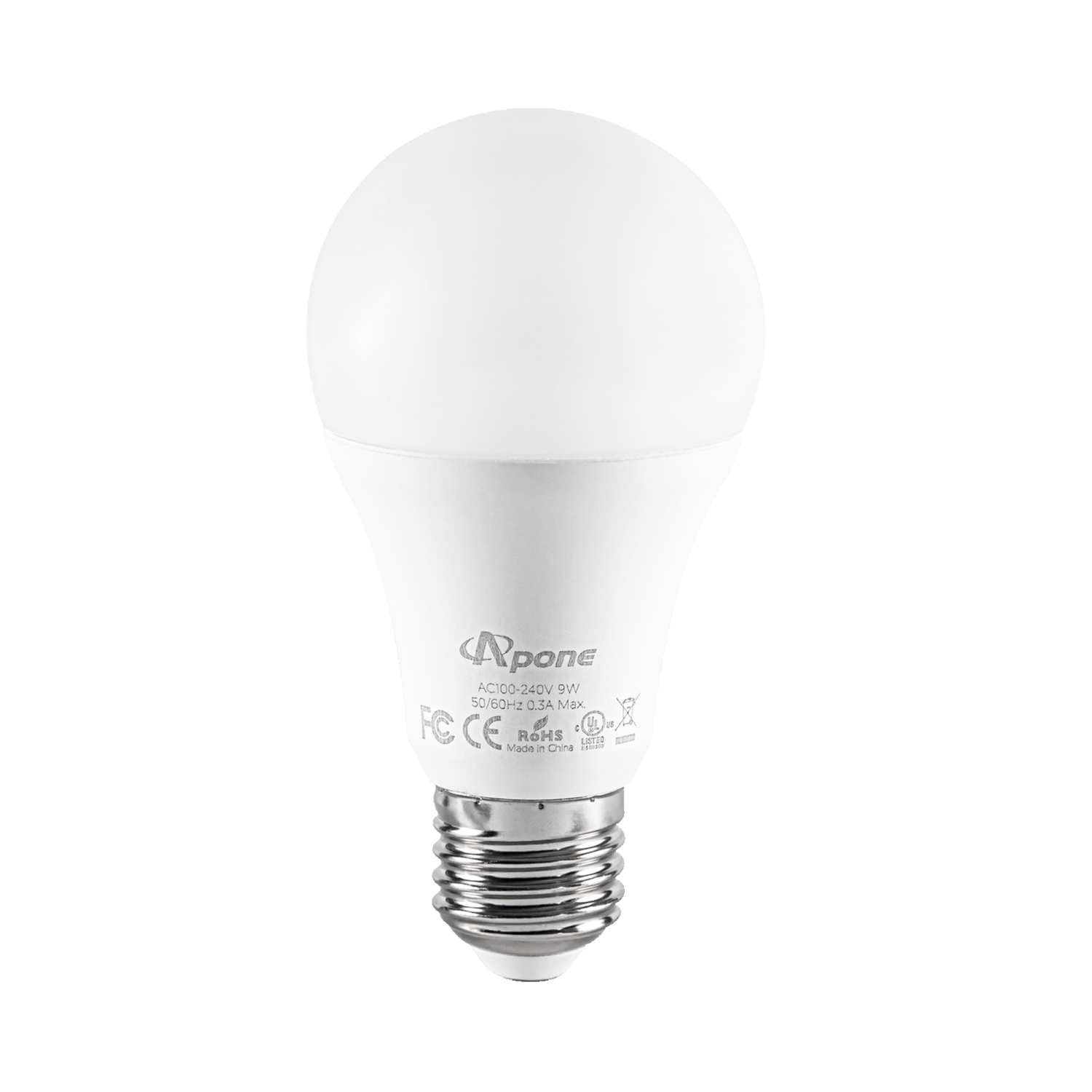 Apone Smart LightBulb RGB A19 E27 8W - 4 Pack