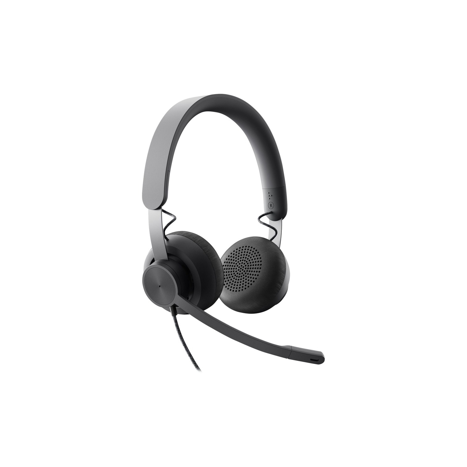 Casque d'écoute à isolation sonore/suppression du bruit avec micro Zone de Logitech - Noir -