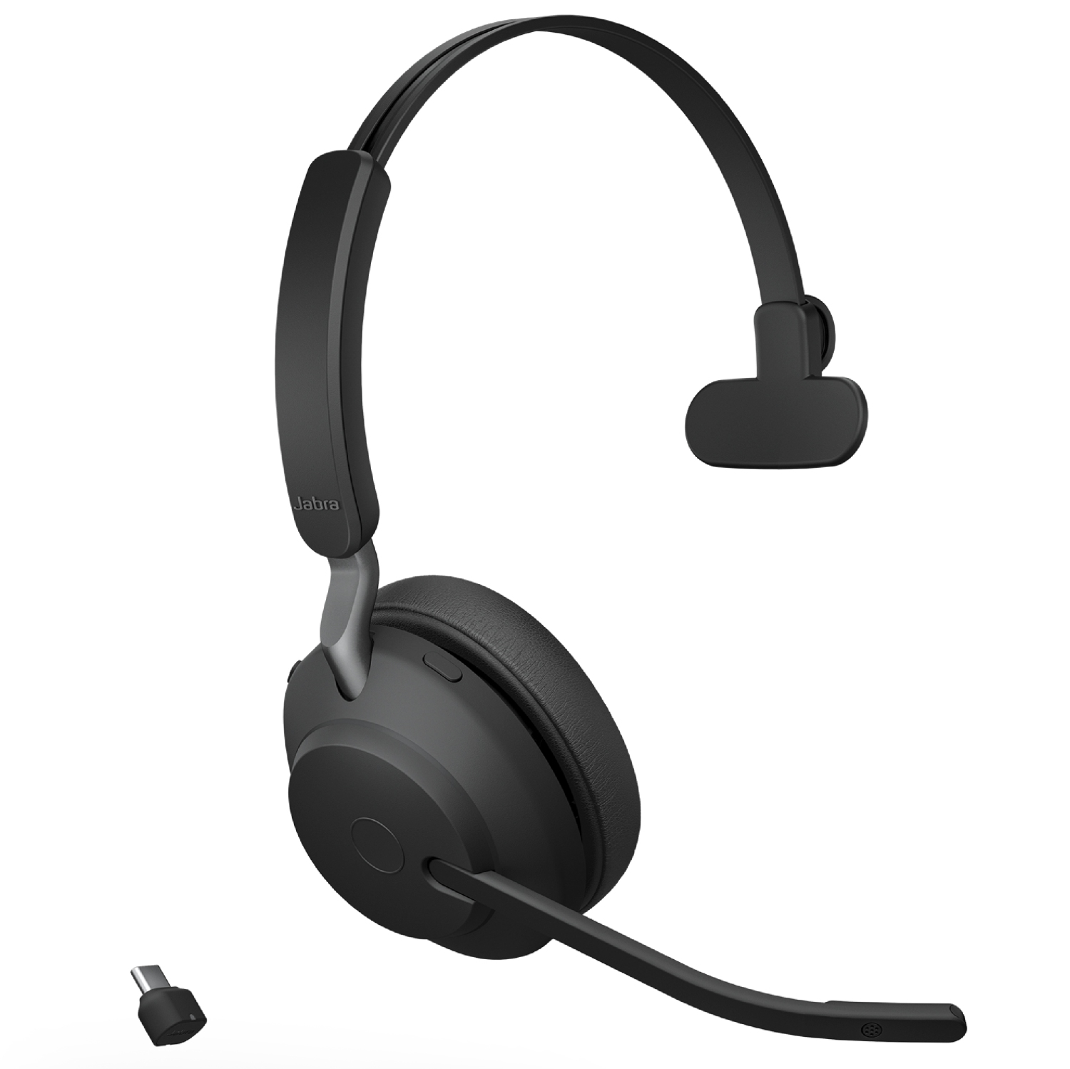 Casque d’écoute mono Bluetooth 5.0 à isolation sonore avec micro Evolve2 65 de Jabra - Noir