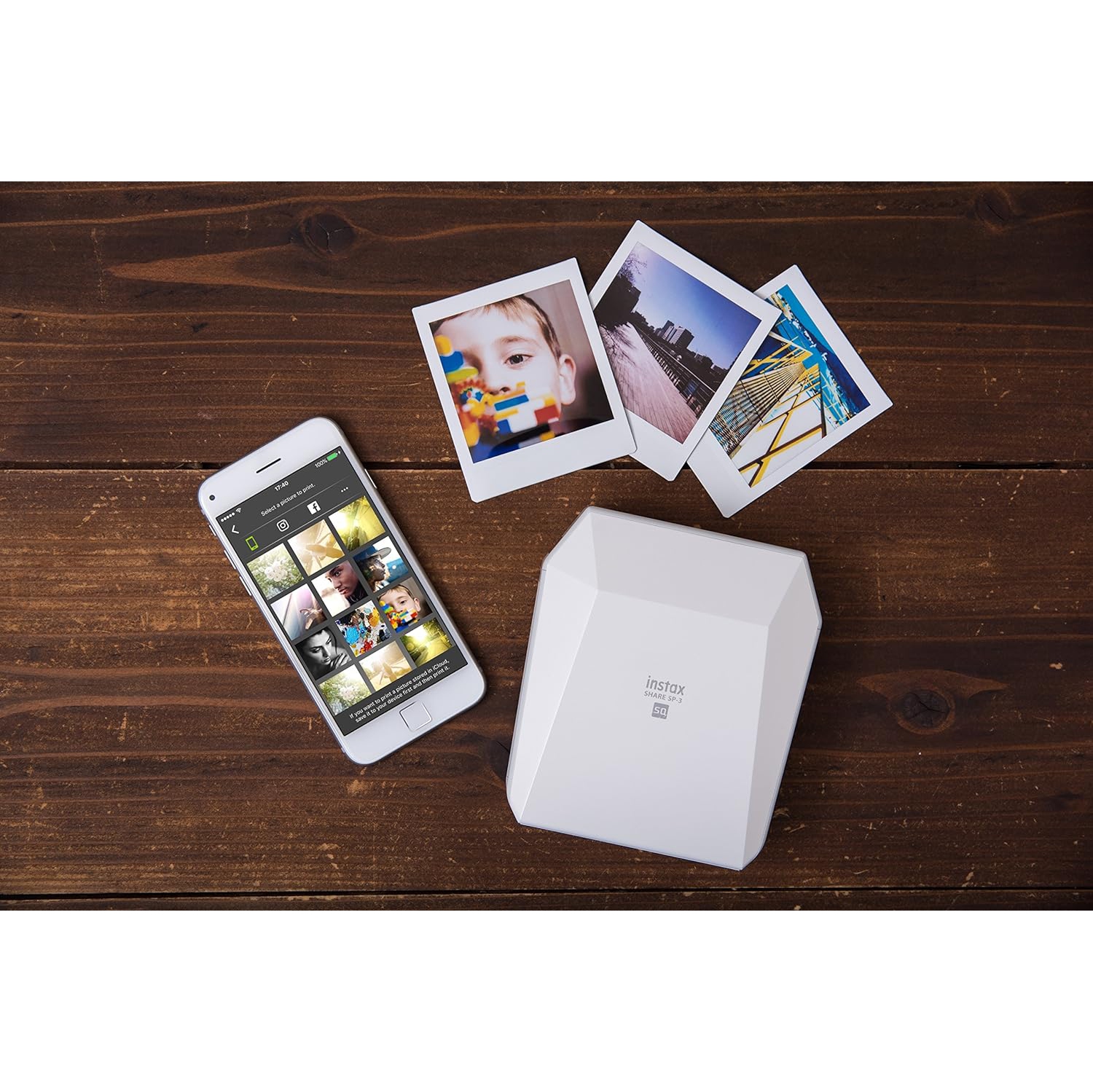 Fujifilm Instax Share Smartphone Printer SP-3 - White 