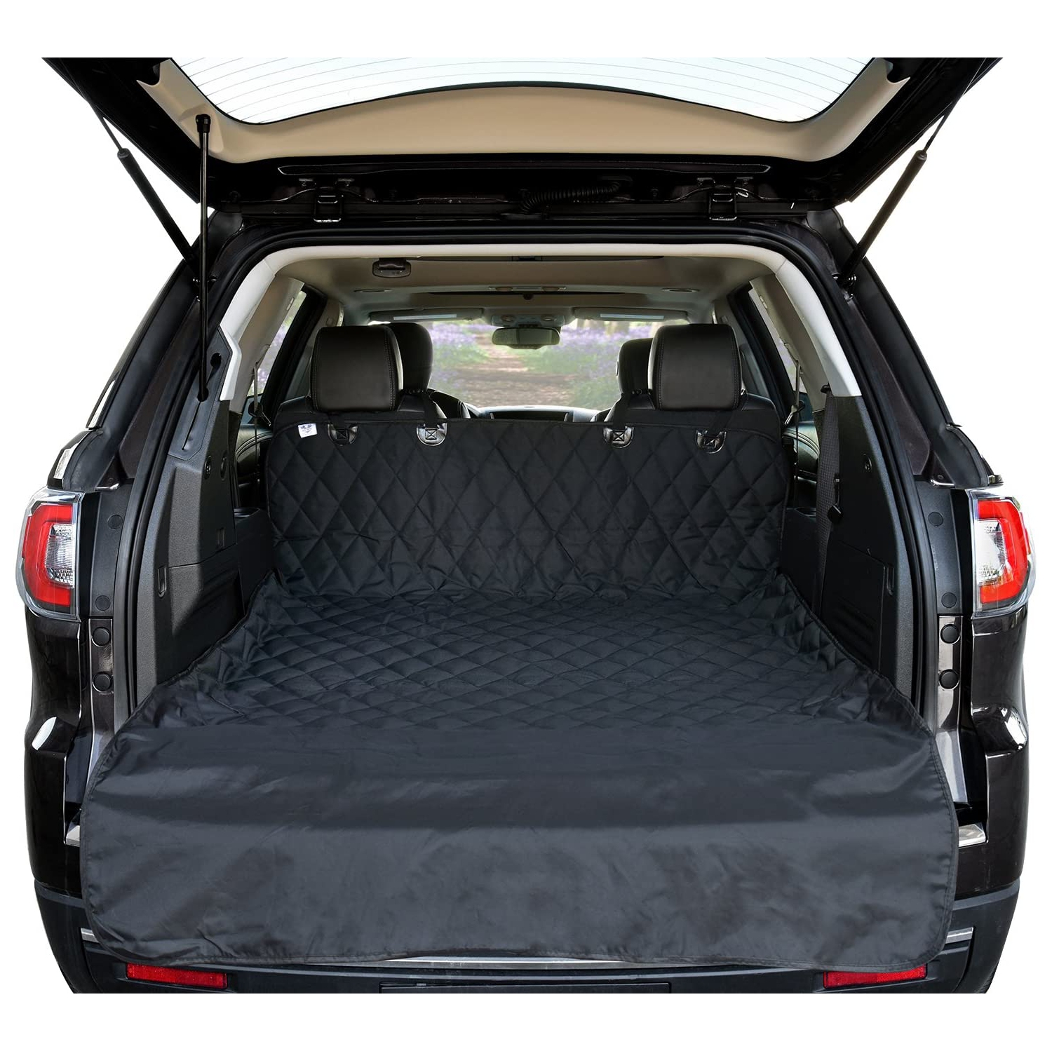 Cargo Liner Cover for SUVs and Cars, Waterproof Material, Non Slip Backing, Extra Bumper Flap Protector, Large Size