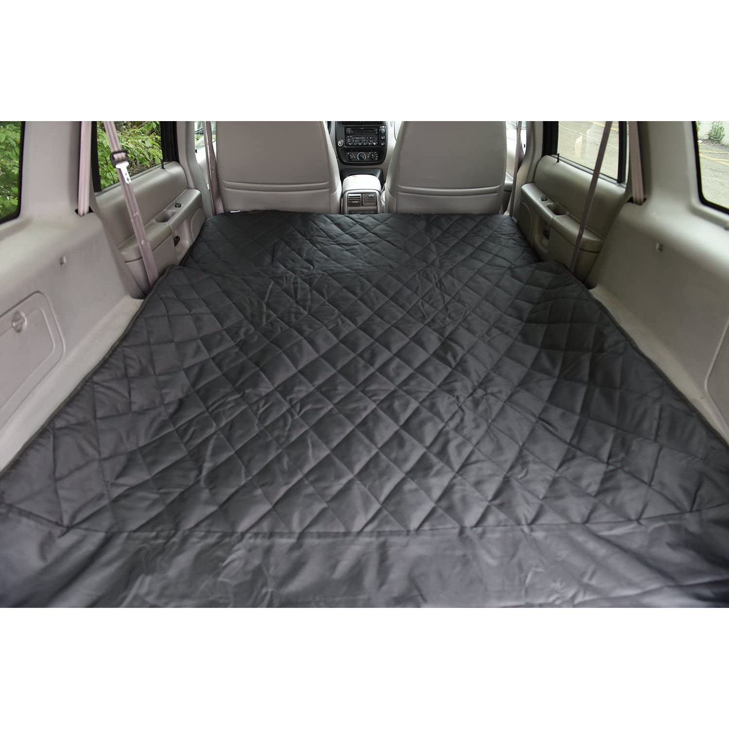 Cargo Liner Cover for SUVs and Cars, Waterproof Material, Non Slip Backing, Extra Bumper Flap Protector, Large Size