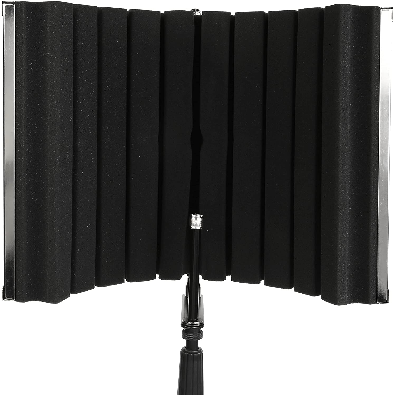 LyxPro VRI-30 - Portable & Foldable Sound Absorbing Vocal Recording Panel - Stand Mount