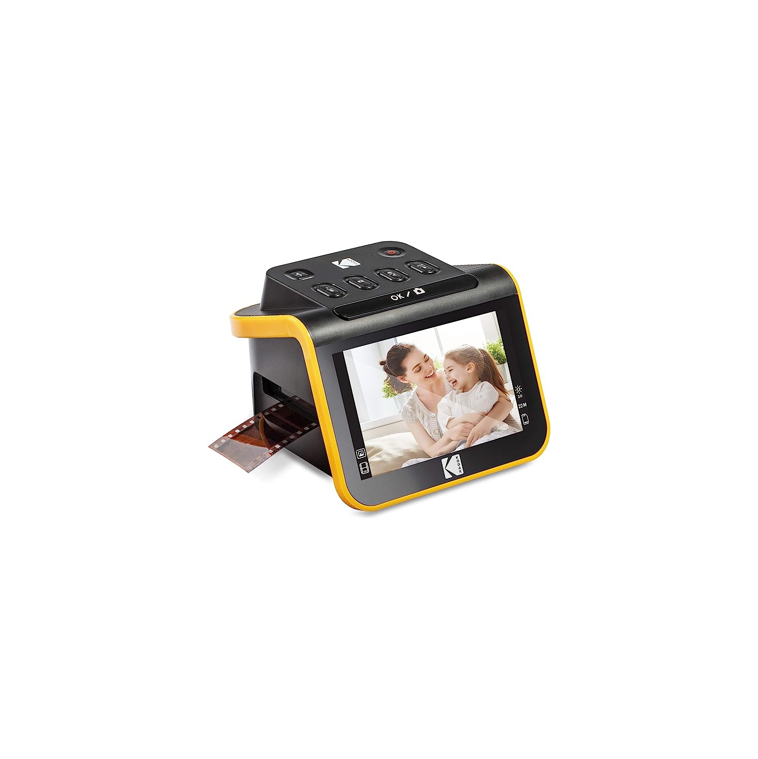 KODAK SLIDE N SCAN Film and Slide Scanner with Large 5” LCD Screen, Convert Color & B&W Negatives & Slides 35mm, 126, 110 Film Negatives & Slides