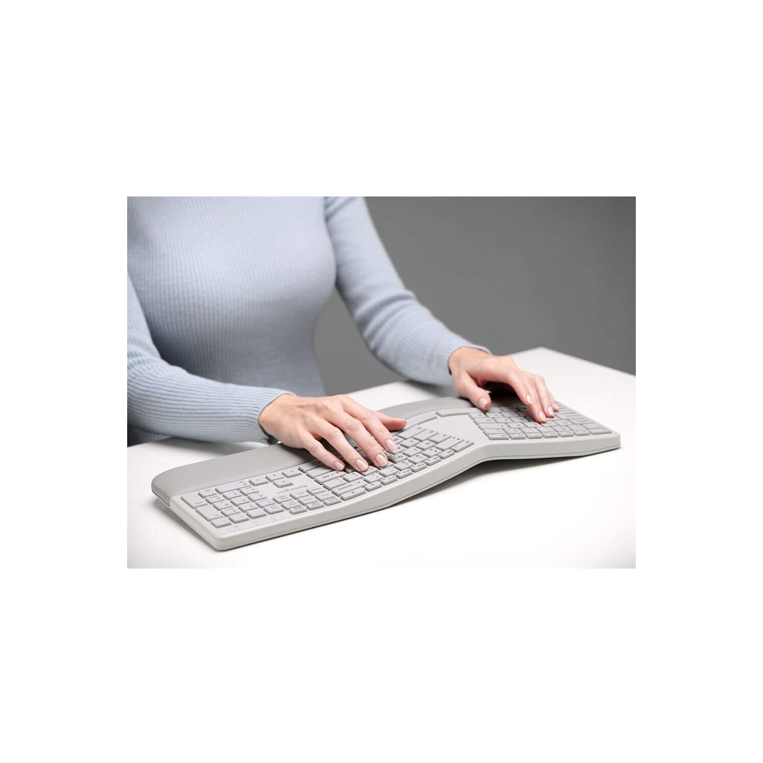 Kensington Pro Fit Ergo Wireless Keyboard and Mouse-Gray