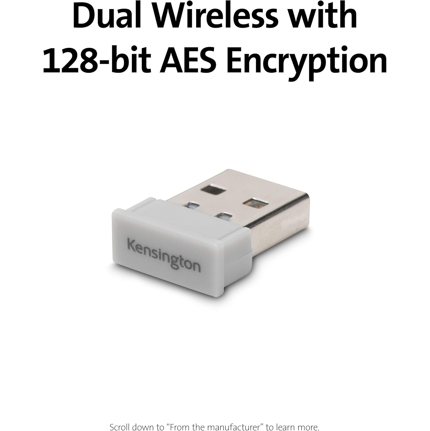 Kensington Pro Fit Ergo Wireless Keyboard and Mouse-Gray