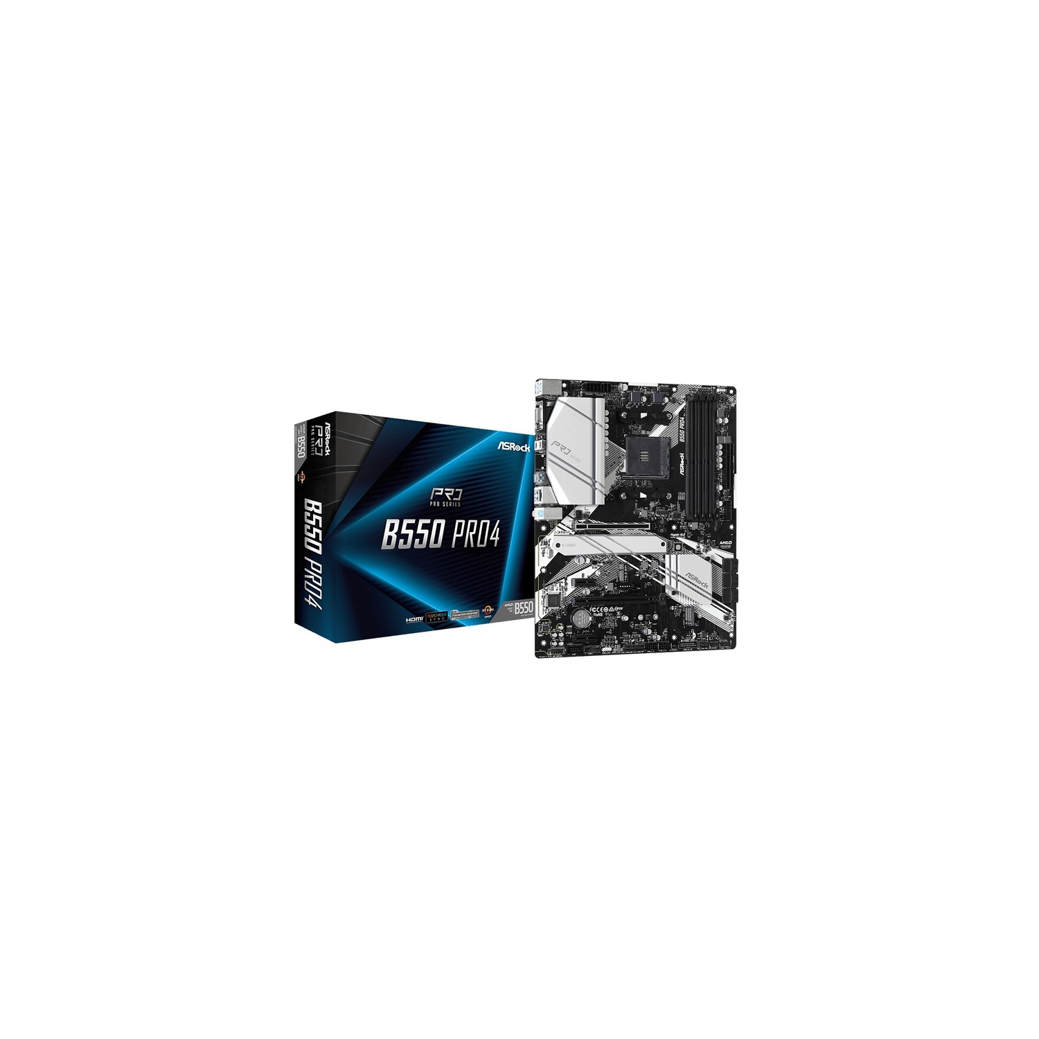 ASRock B550 Pro4 Desktop Motherboard B550 PRO4 | Best Buy Canada