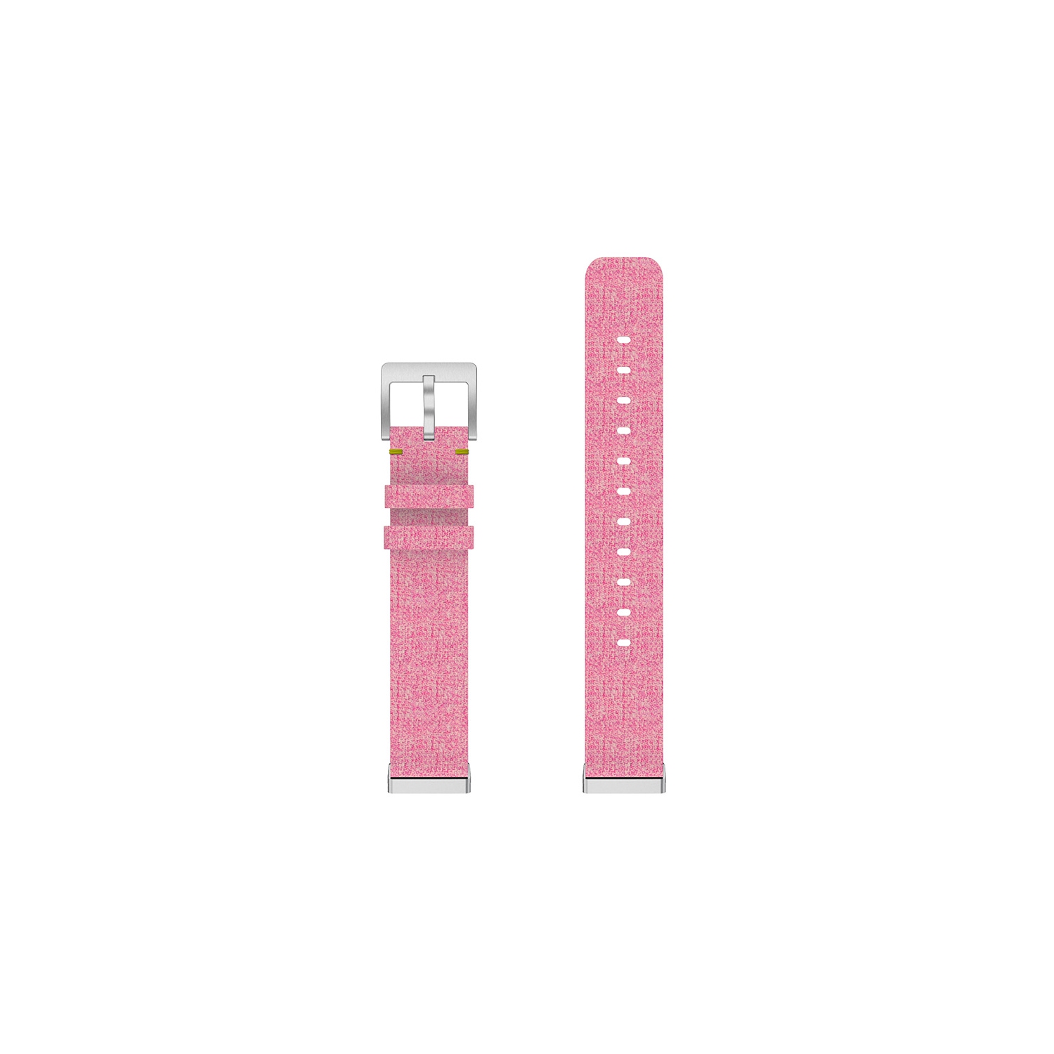 StrapsCo Woven Canvas Watch Band Strap for Fitbit Versa 3 - Pink
