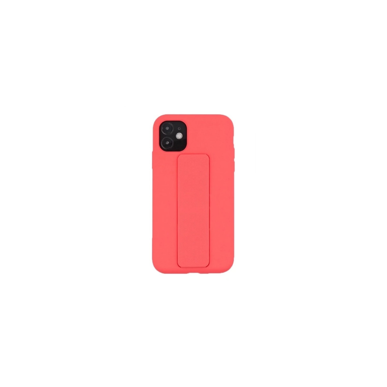 TopSave Silicone Case with Magnetic Stand and Thin Strap Case For Iphone 12 Mini, Matt Red