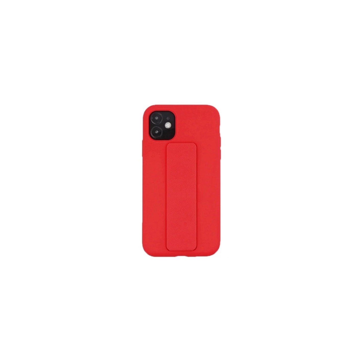 TopSave Silicone Case with Magnetic Stand and Thin Strap Case For Iphone 12 Mini, Red