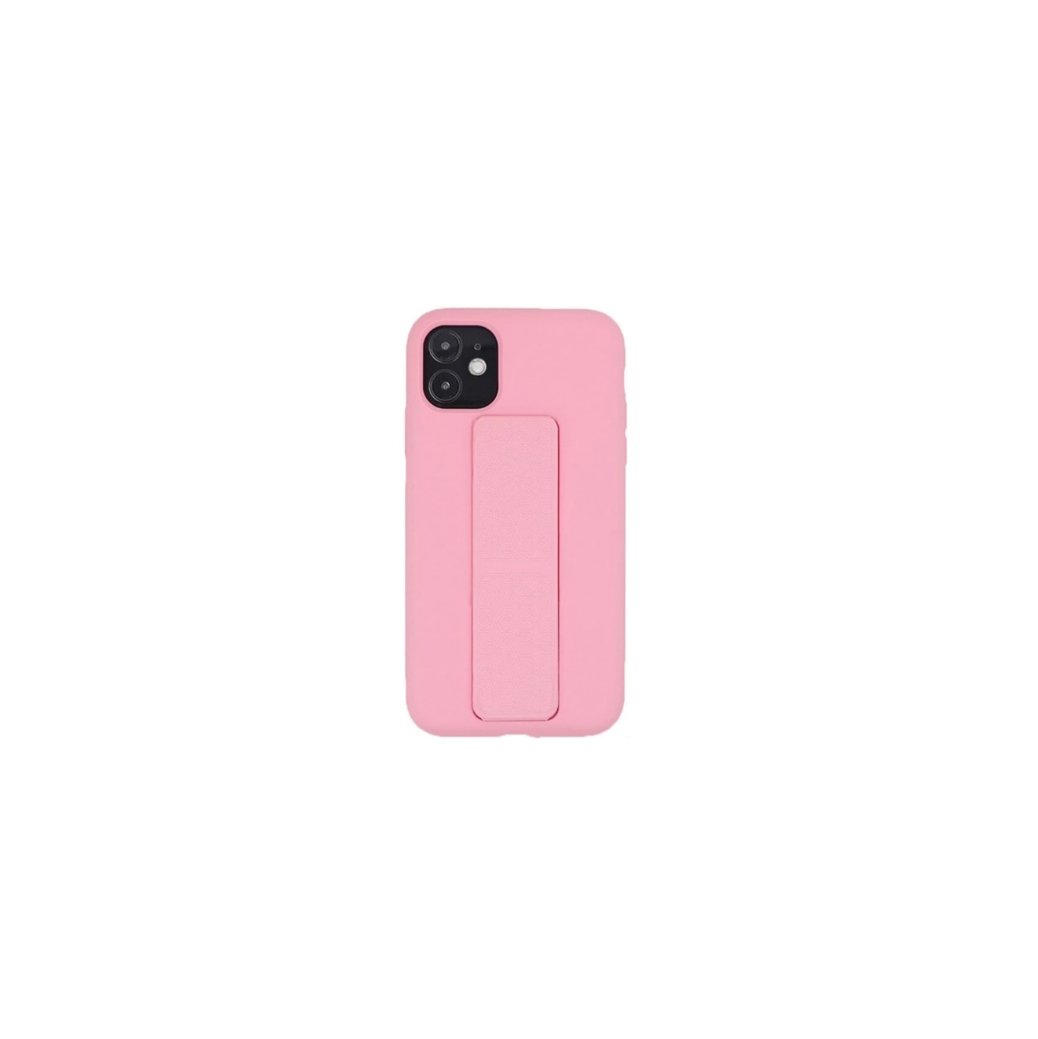 TopSave Silicone Case with Magnetic Stand and Thin Strap Case For Iphone 12 Mini, Pink