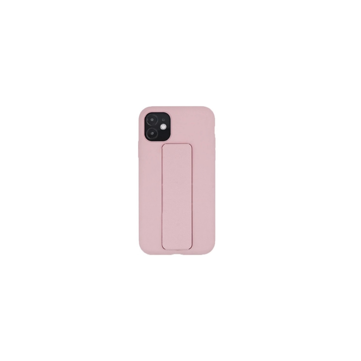 TopSave Silicone Case with Magnetic Stand and Thin Strap Case For Iphone 12 Mini, Pink Sand