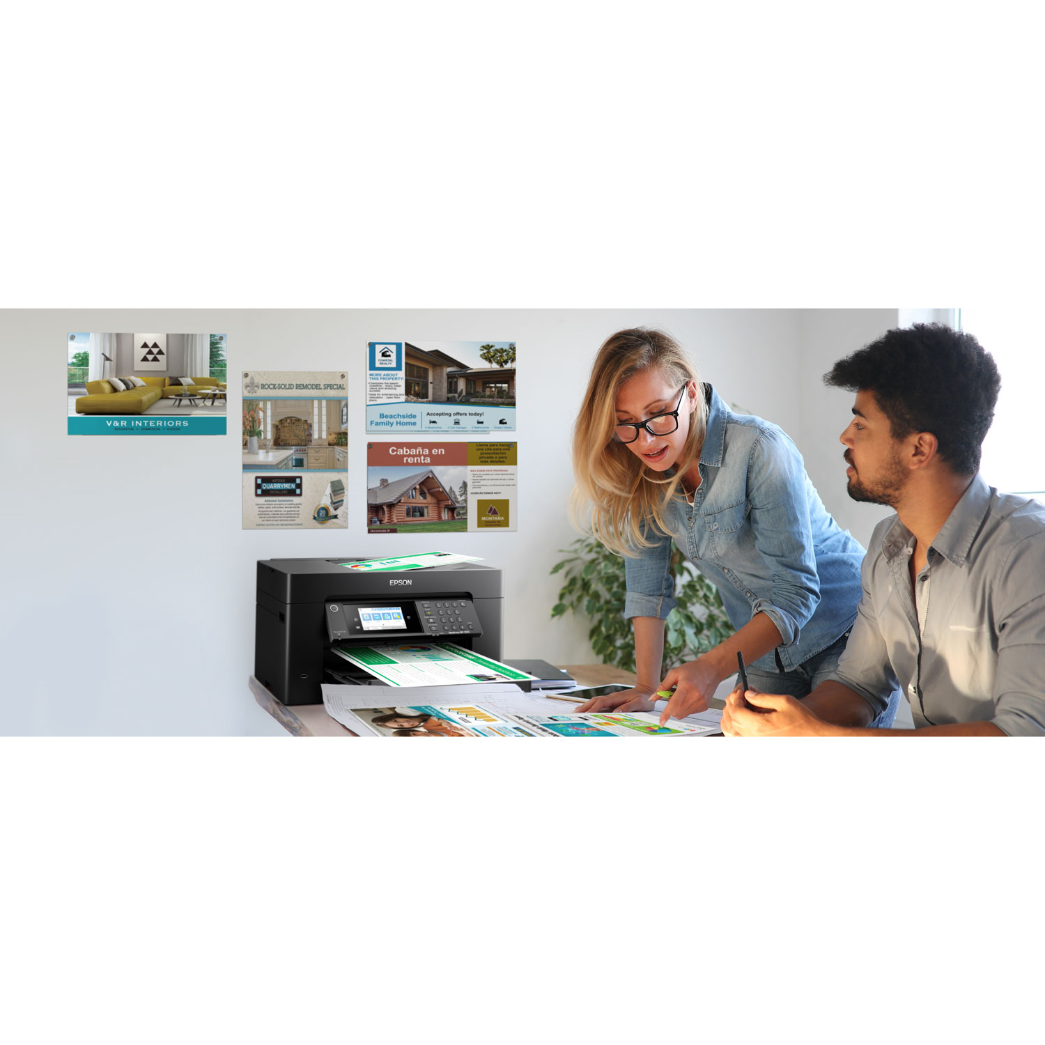 Imprimante à jet d'encre sans fil tout-en-un grand format WorkForce Pro WF-7820 d'Epson