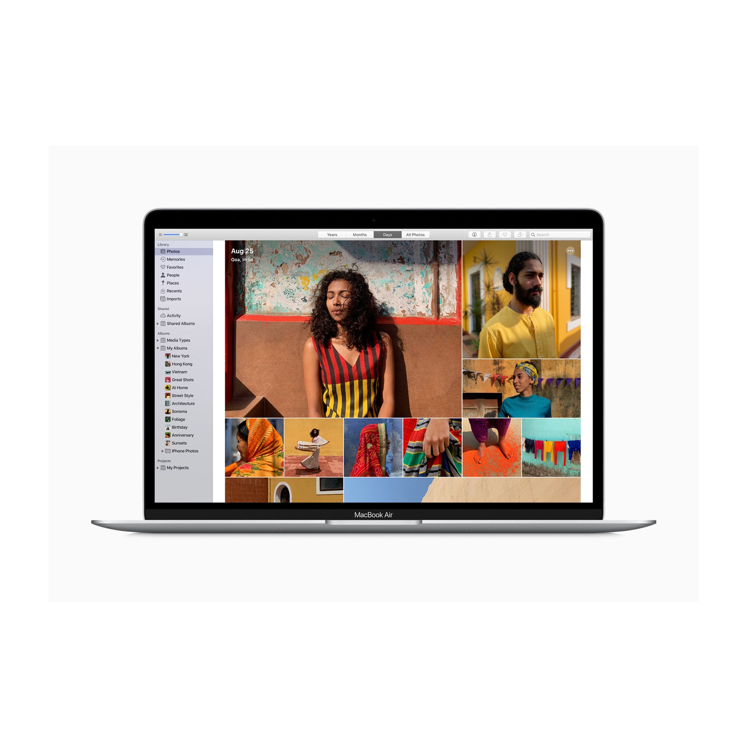 Refurbished - Apple MacBook Air (2020) 13.3" w/ Touch ID - Silver (Intel Core i3 1.1GHz/256GB SSD/8GB RAM) -En