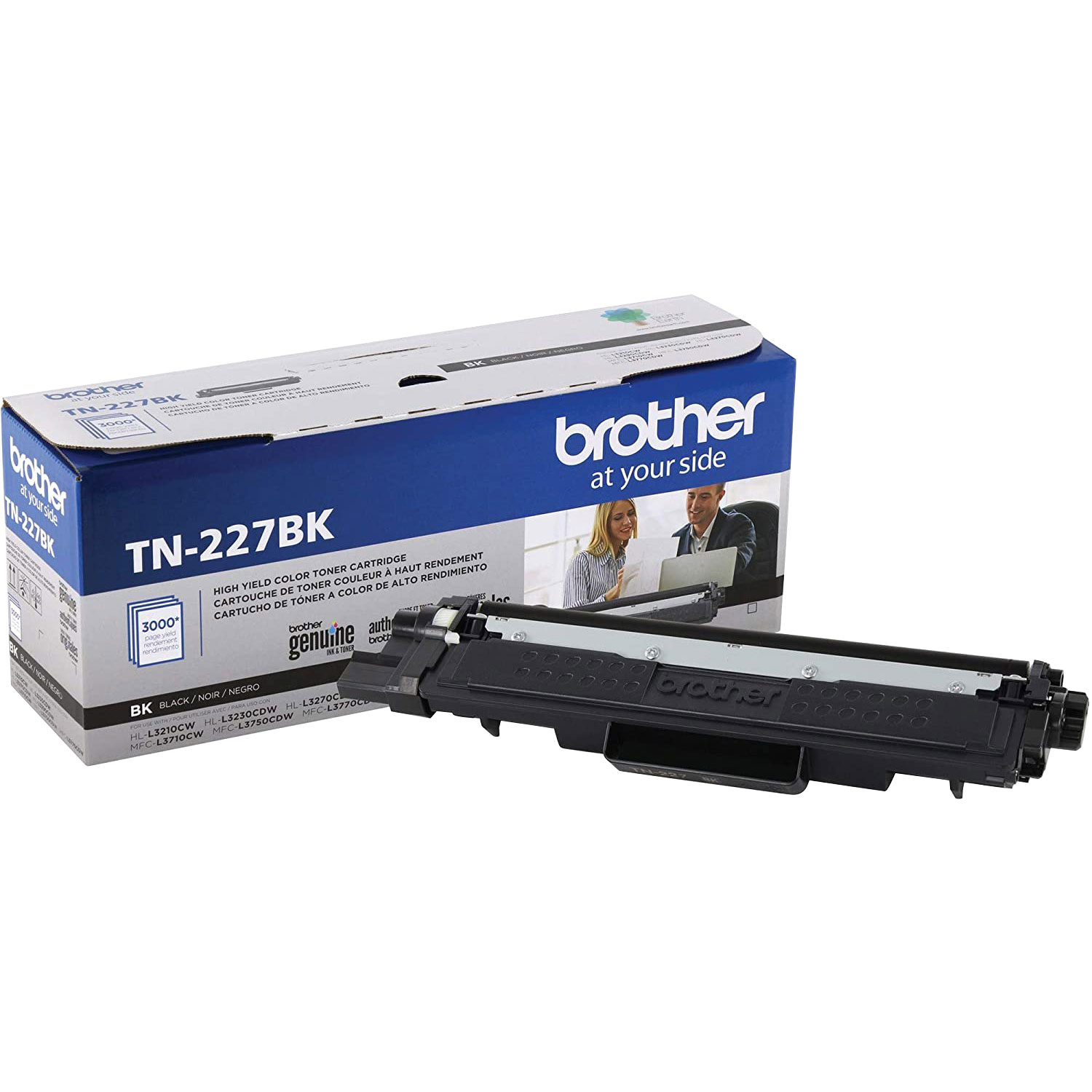 Brother MFC-L3750CDW Color LED All-in-One Printer & TN227BK