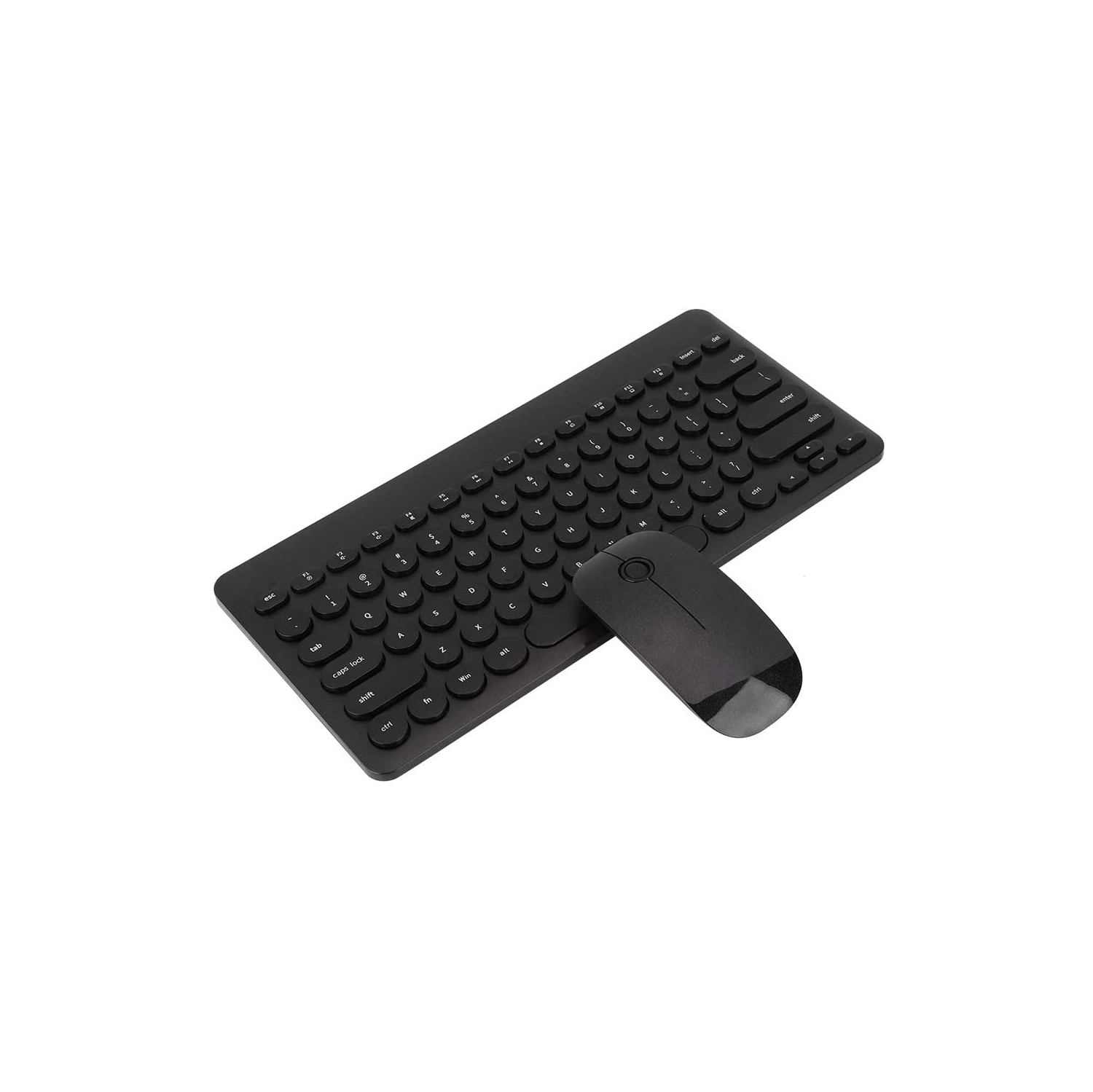 ensemble clavier et souris sans fil ultramince 20 m/66 pi, clavier et souris sans fil Bluetooth IK6620 2,4 ghz silencieux et sans fil capuchon rond