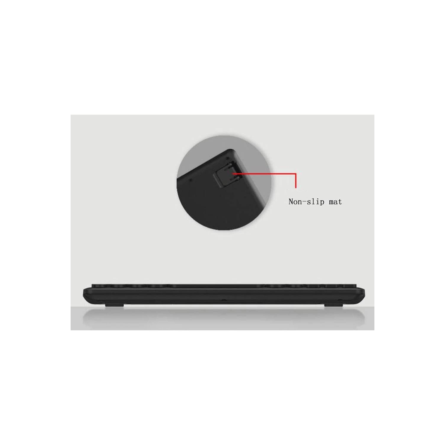 20m/66FT Ultra Slim Wireless Keyboard and Mouse combo kit, Bluetooth IK6620 2.4ghz Multimedia Keyboard and mice bundle Set Wireless Round Cap Button