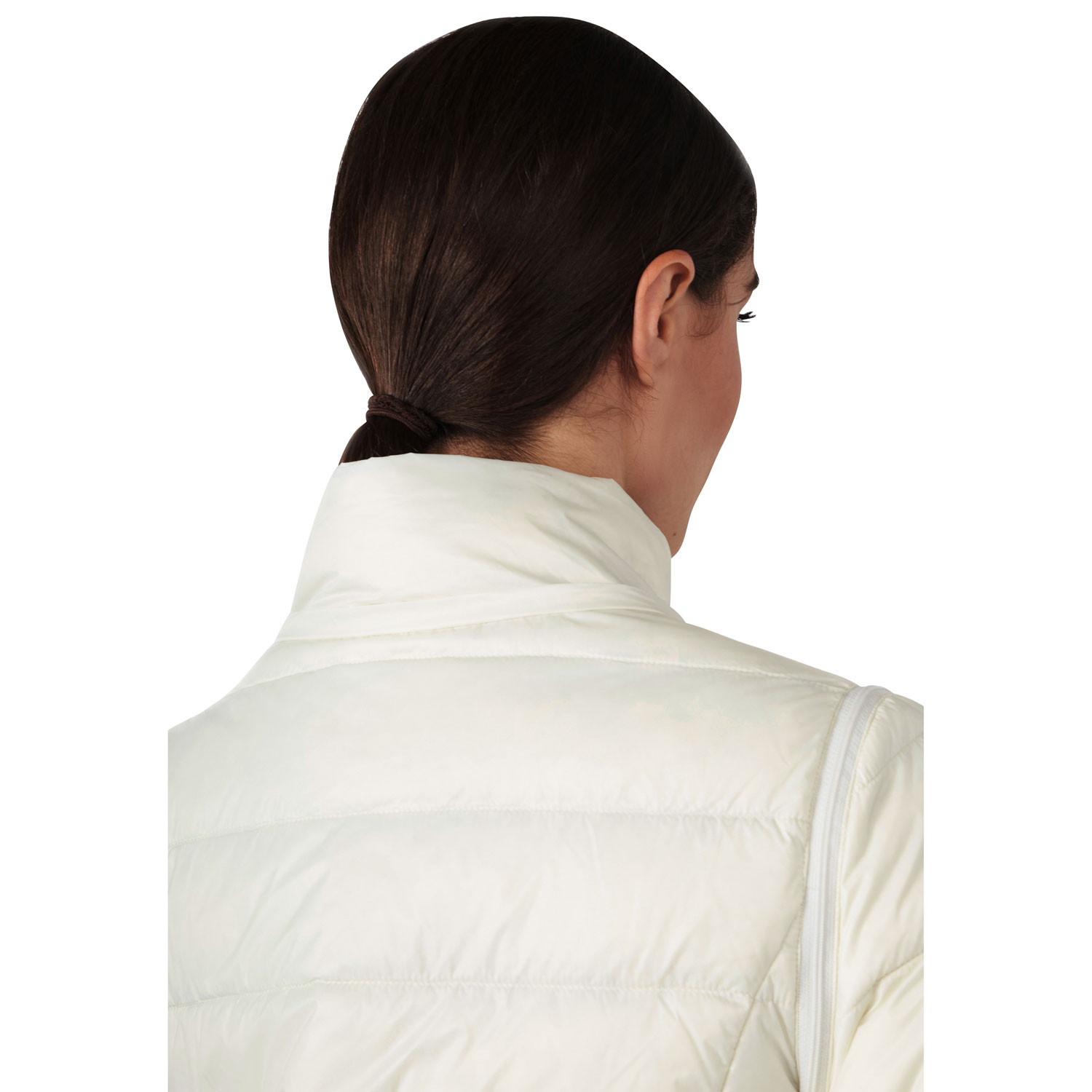 Modern Eternity Lola Lightweight Down Filled Maternity Jacket - X-Small - Eggshell