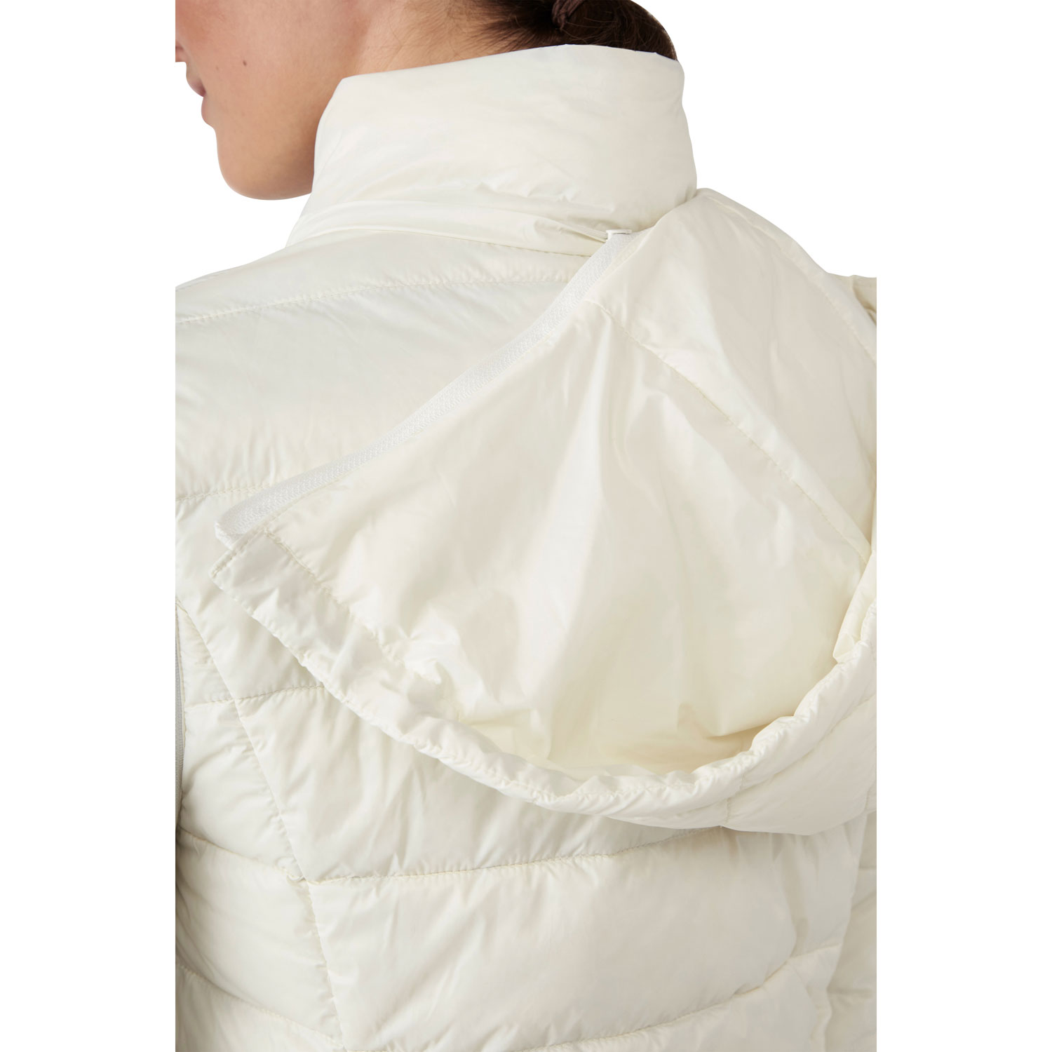Modern Eternity Lola Lightweight Down Filled Maternity Jacket - X-Large - Eggshell