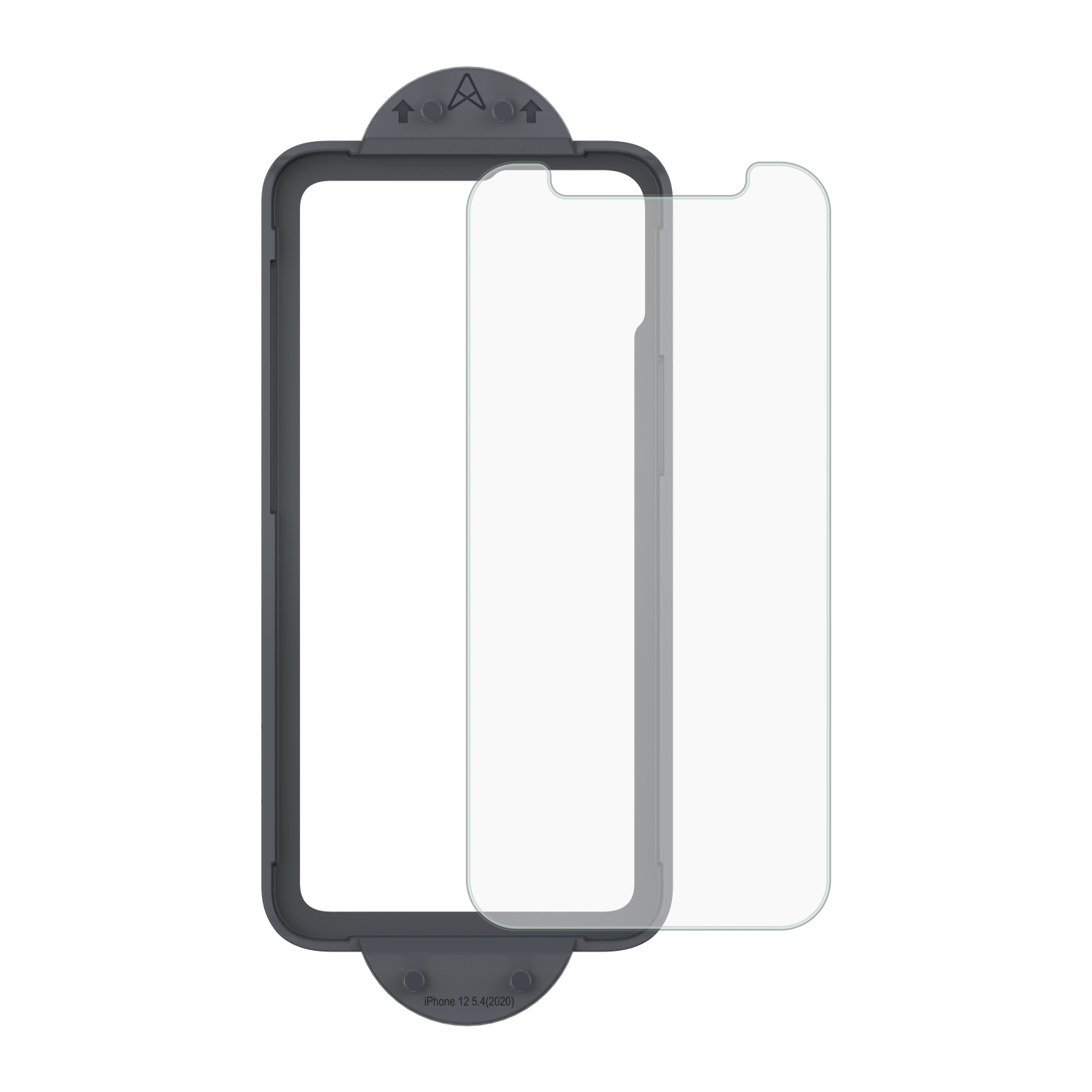 Protecteur d'écran ARMORGlass Pro d'AXS avec plateau d'installation pour iPhone 12 mini d'Apple