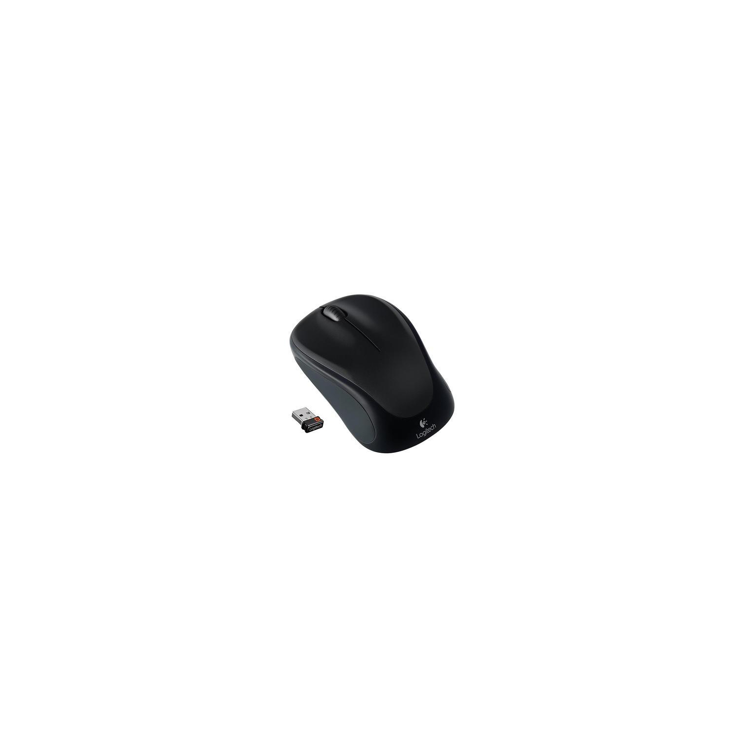 Logitech M317 Wireless Optical Mouse with Unifying Receiver - Black
