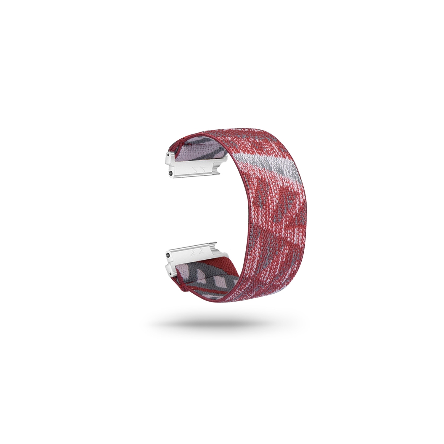 StrapsCo Nylon Elastic Watch Band Strap for Fitbit Versa & Versa 2 & Versa Lite - City