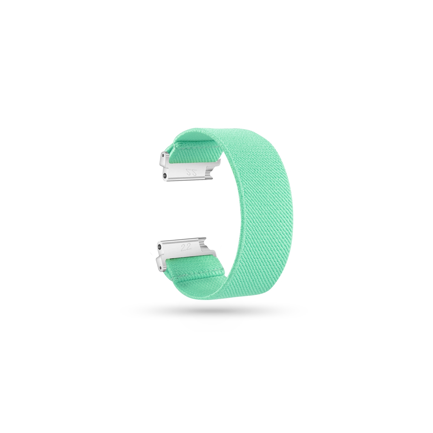 StrapsCo Nylon Elastic Watch Band Strap for Fitbit Versa & Versa 2 & Versa Lite - Mint